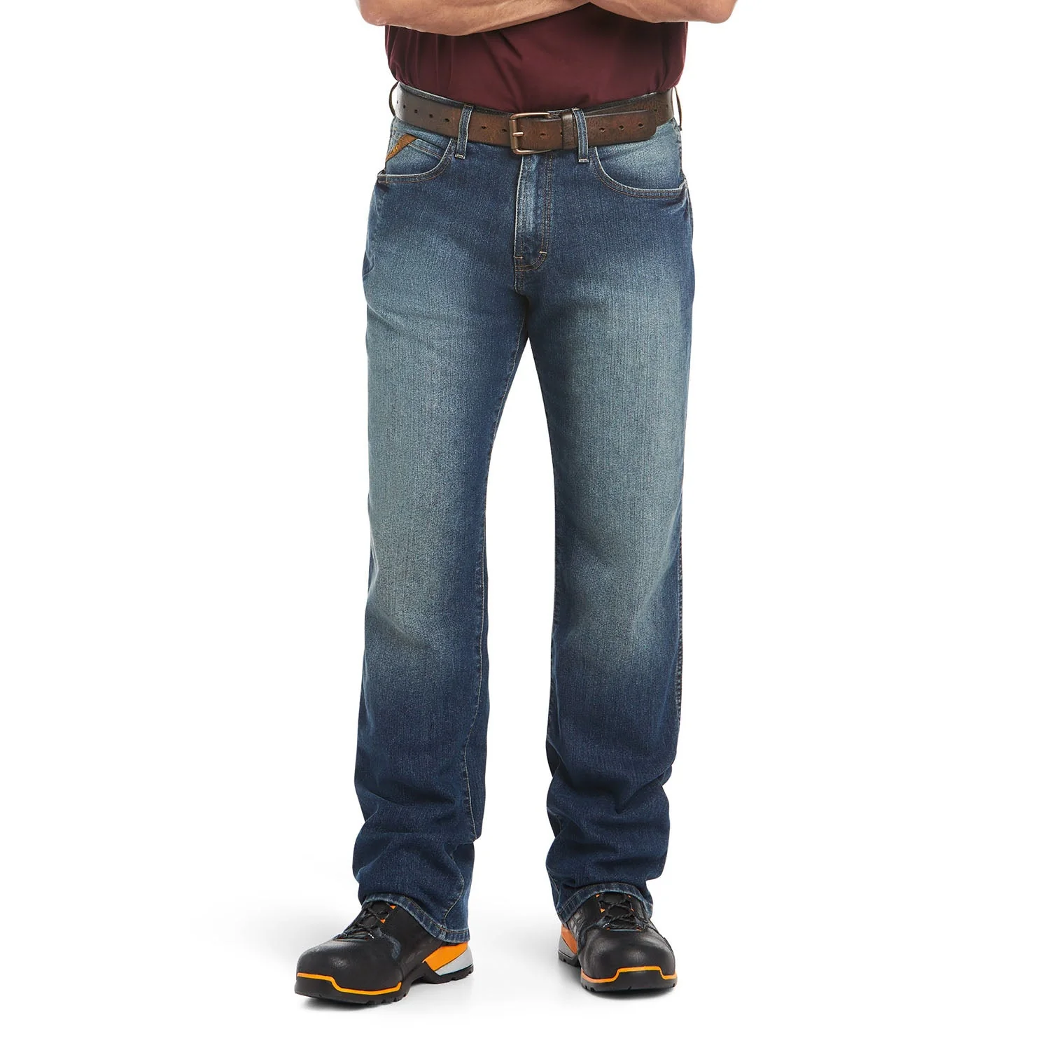 Ariat Men’s Rebar M3 Loose DuraStretch Basic Stackable Straight Leg Jean