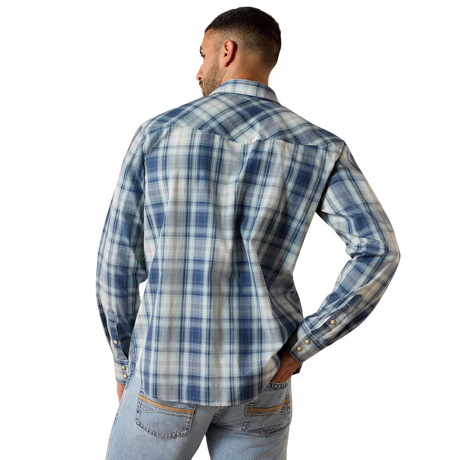 Ariat Men's Retro Long Sleeve Snap Western Shirt - Image 2