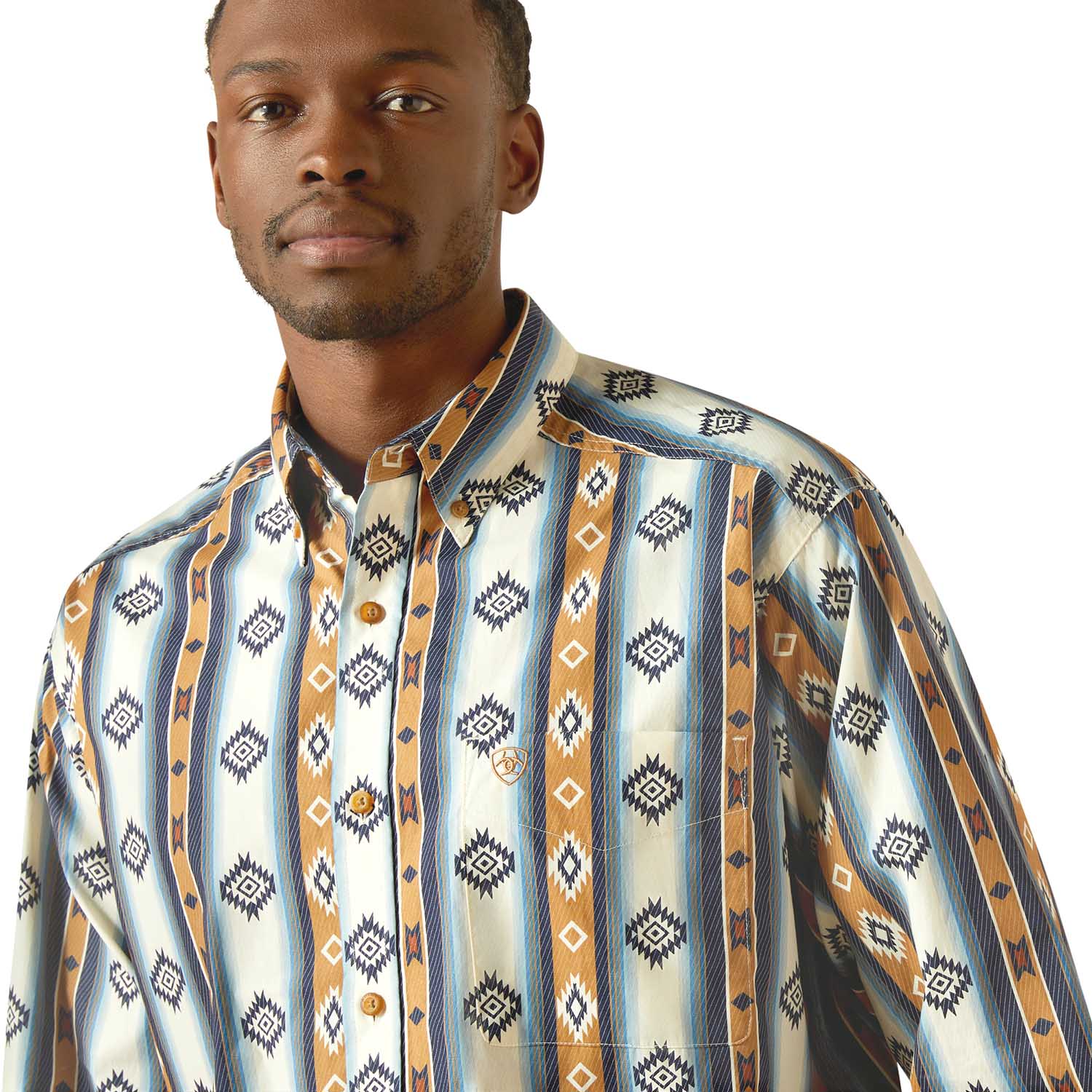 Ariat Mens Shilo Classic Fit Long Sleeve Shirt - Image 3