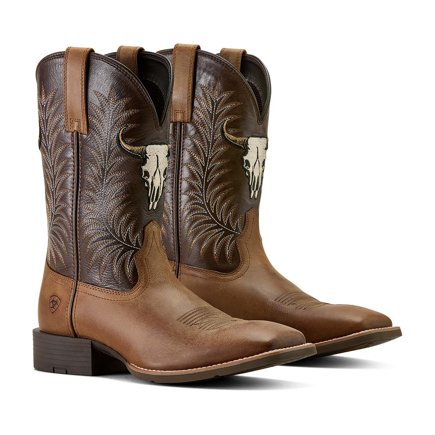 Ariat Men's Sport Steer Skull Boots - Image 1