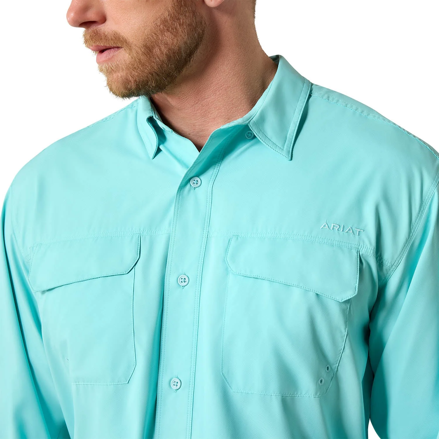 Ariat Men's VentTek Outbound Classic Fit Long Sleeve Shirt - Image 3