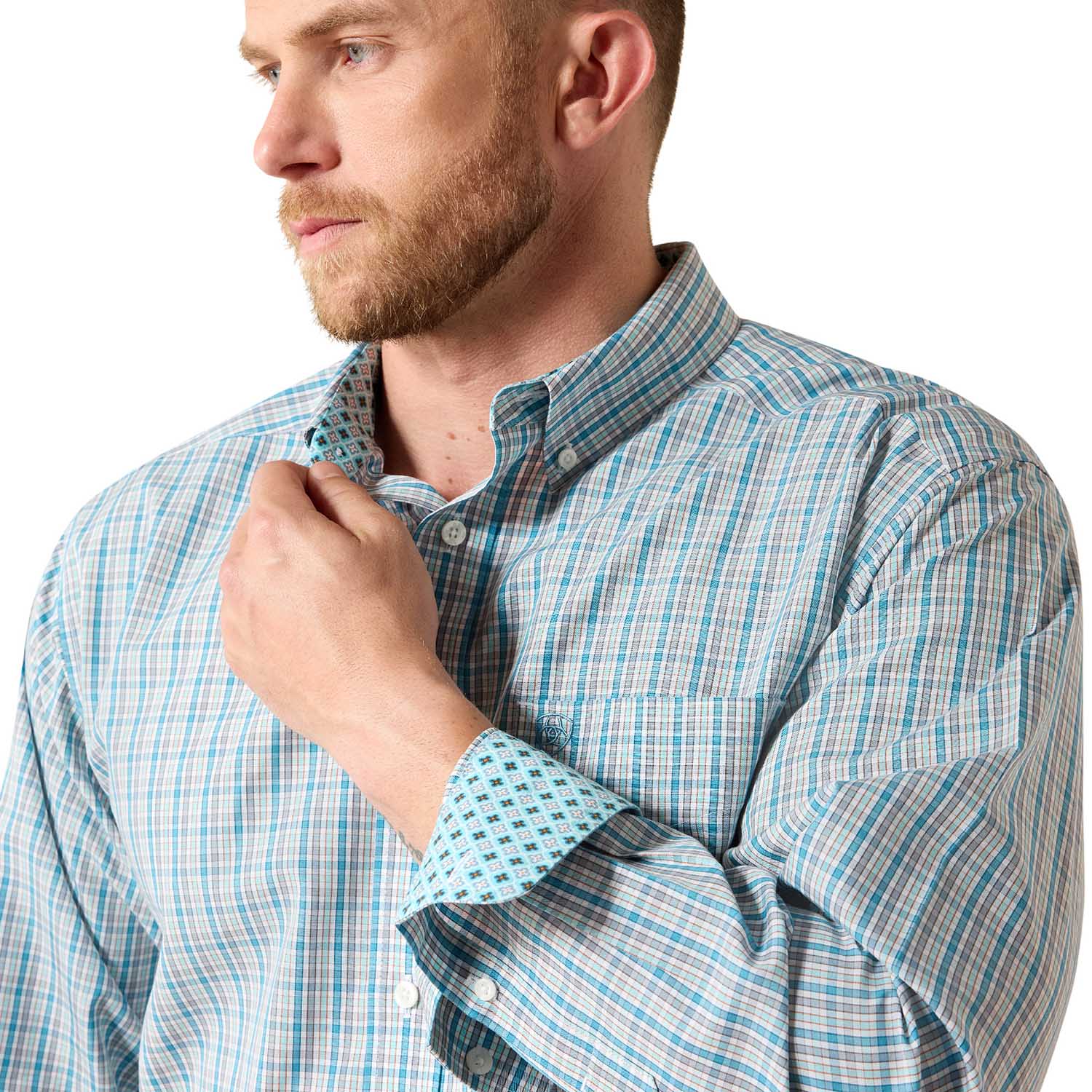 Ariat Men's Wrinkle Free Antonio Classic Fit Long Sleeve Shirt - Image 3