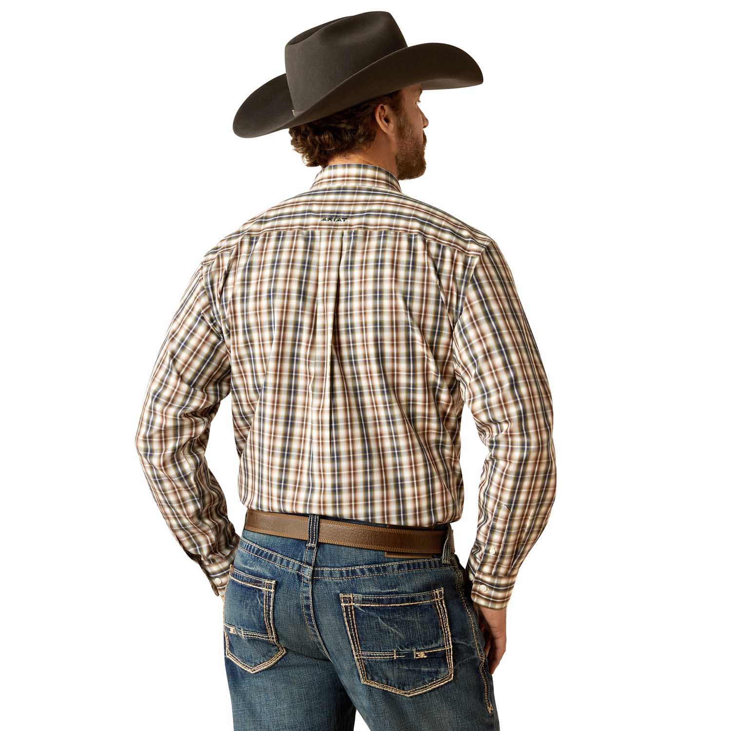 Ariat Men's Wrinkle Free Folk Longsleeve Shirt - Image 2