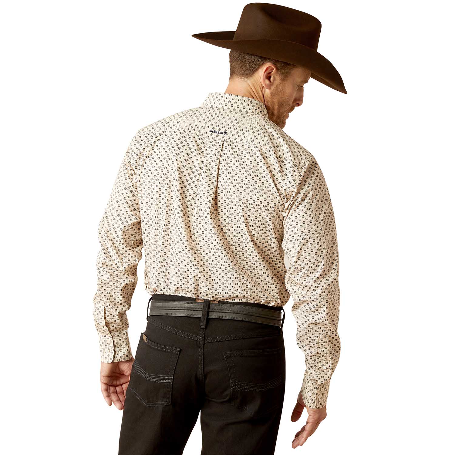 Ariat Men's Wrinkle Free Fraiser Longsleeve Fitted Shirt - Image 2