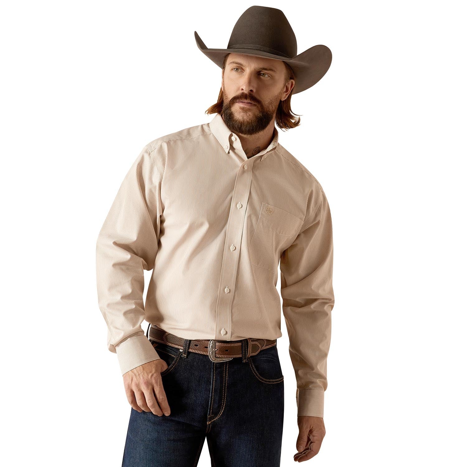Ariat Men's Wrinkle Free Graysen Longsleeve Shirt - Image 1