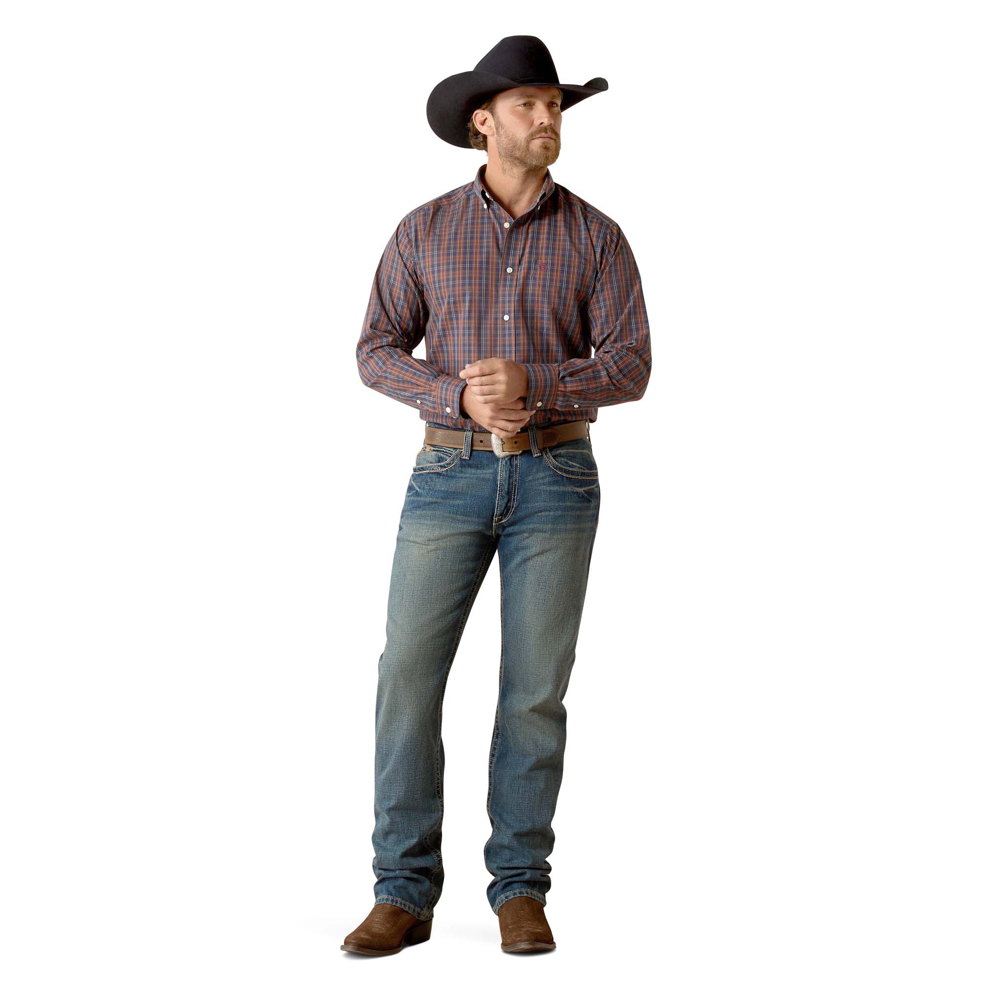 Ariat Men's Wrinkle Free Iker Longsleeve Shirt - Image 1