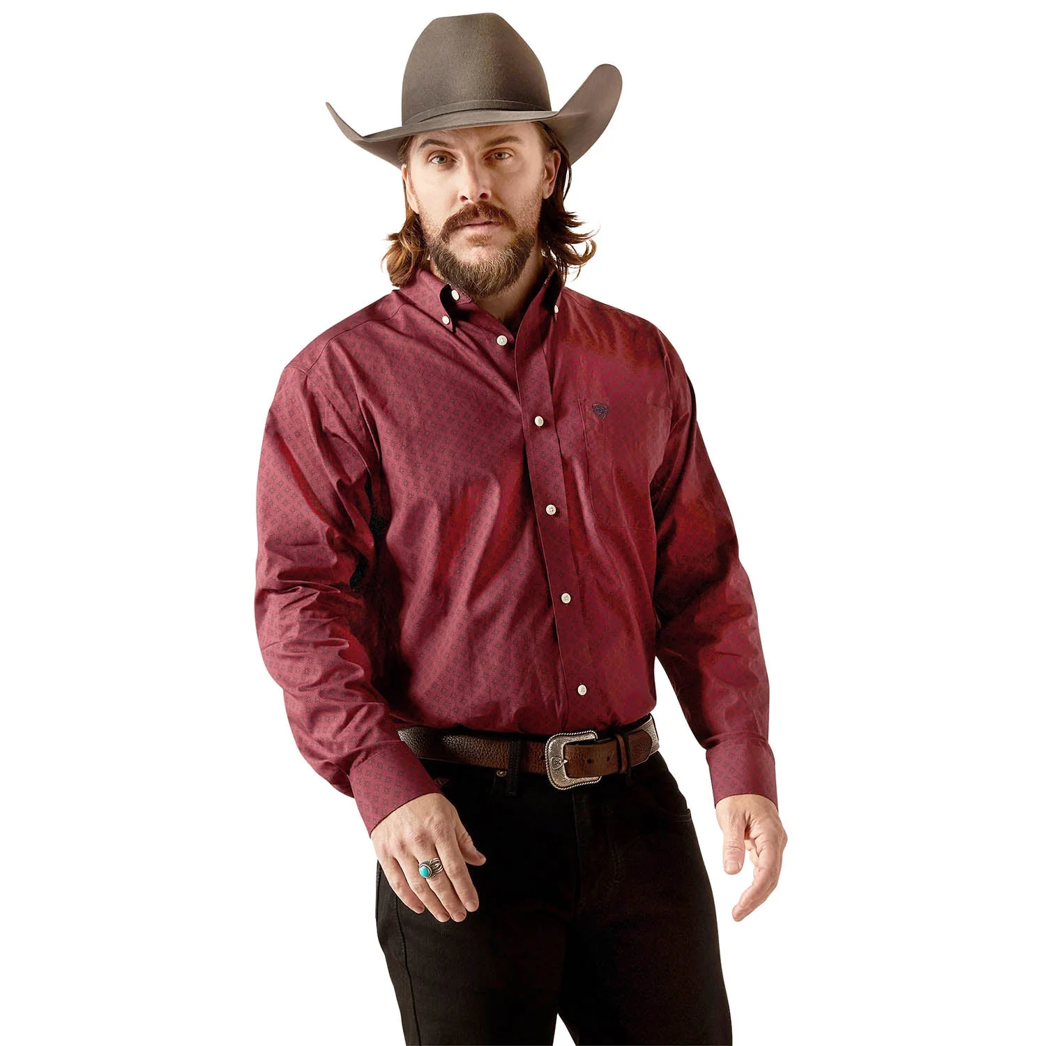 Ariat Men's Wrinkle Free Issac Longsleeve Shirt - Image 1