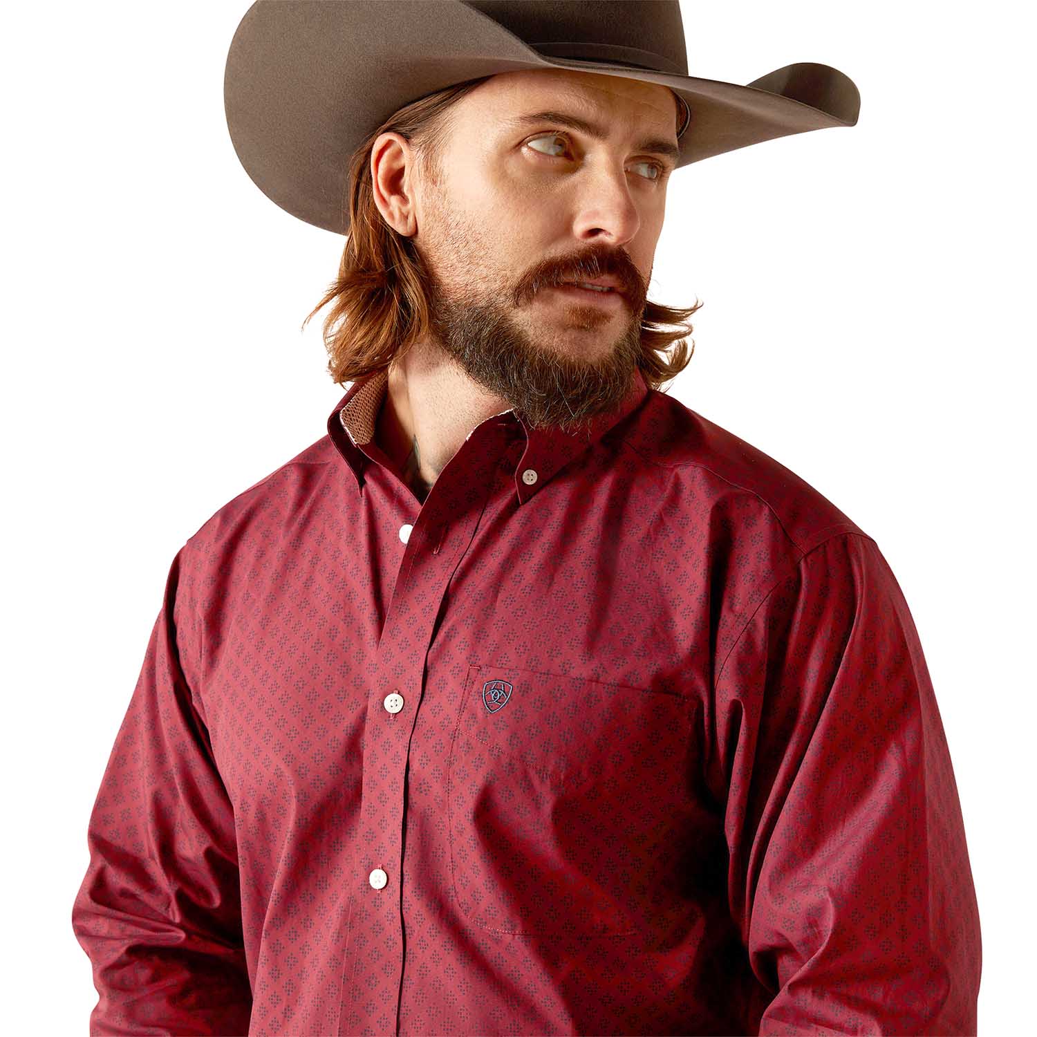 Ariat Men's Wrinkle Free Issac Longsleeve Shirt - Image 3