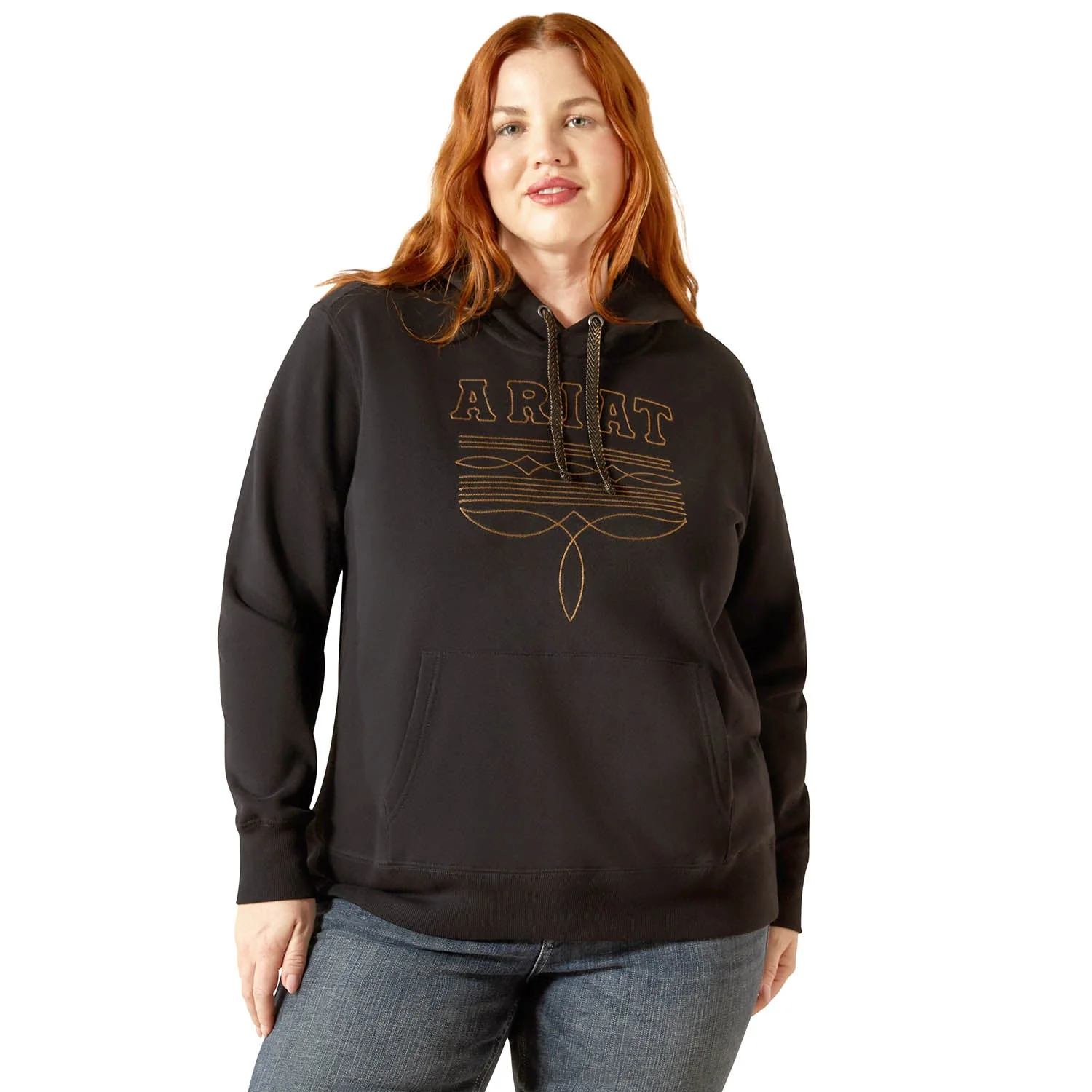 Ariat Womens Booted Logo Hoodie - Image 1