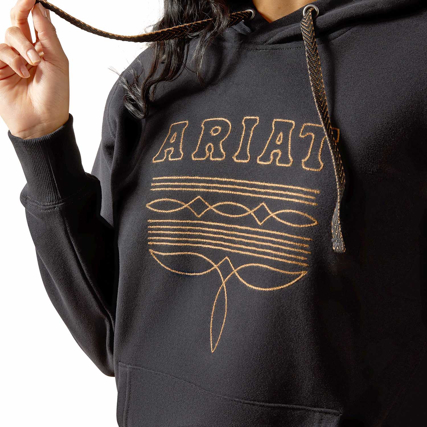 Ariat Womens Booted Logo Hoodie - Image 3