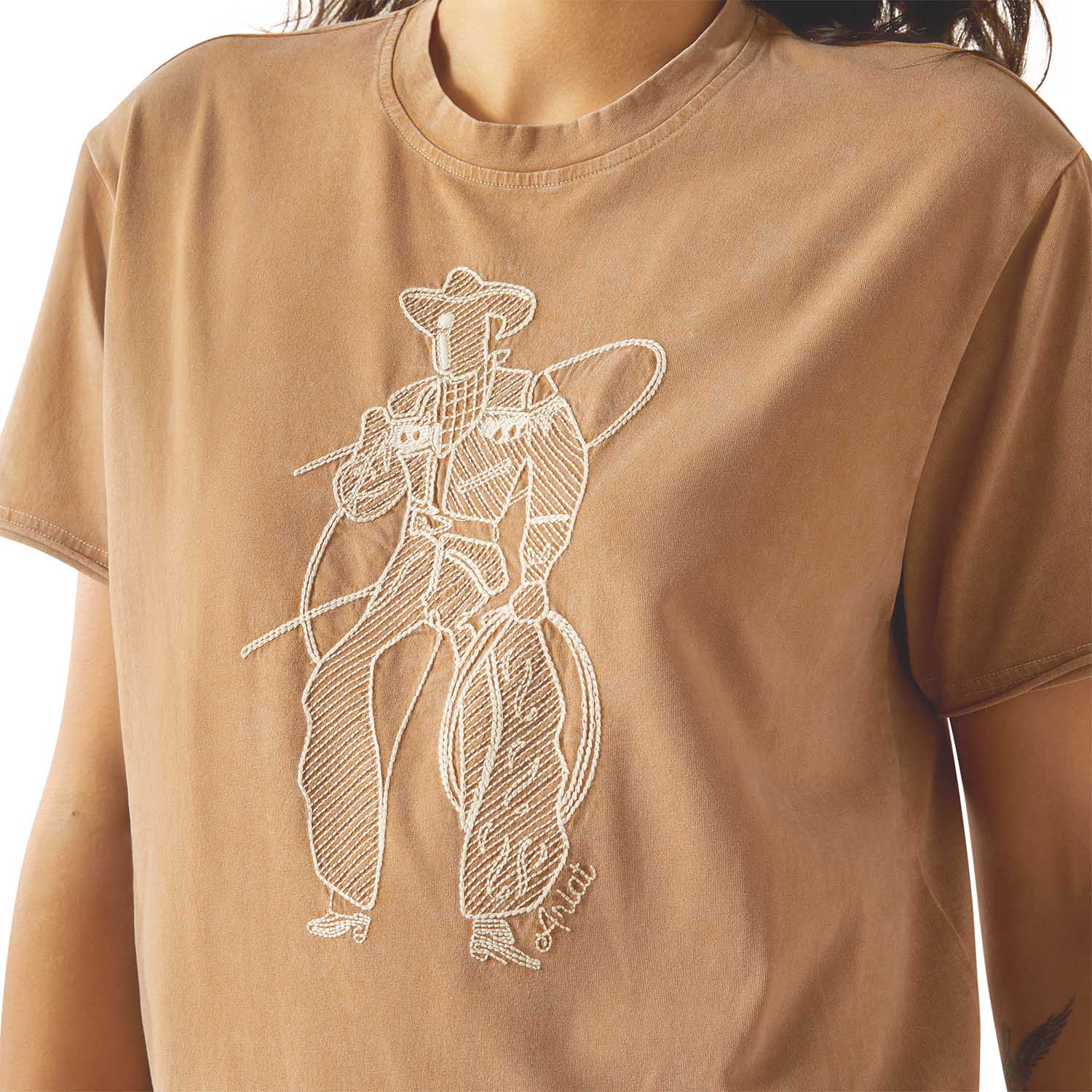 Ariat Womens Buckaroo Embroidered T-Shirt - Image 2