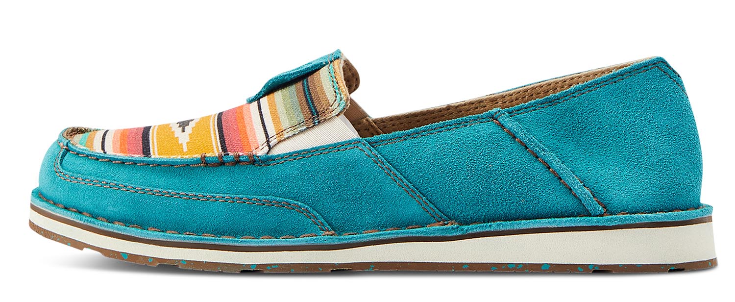 Ariat Women's Cruisers, Teal & Suede - Image 2