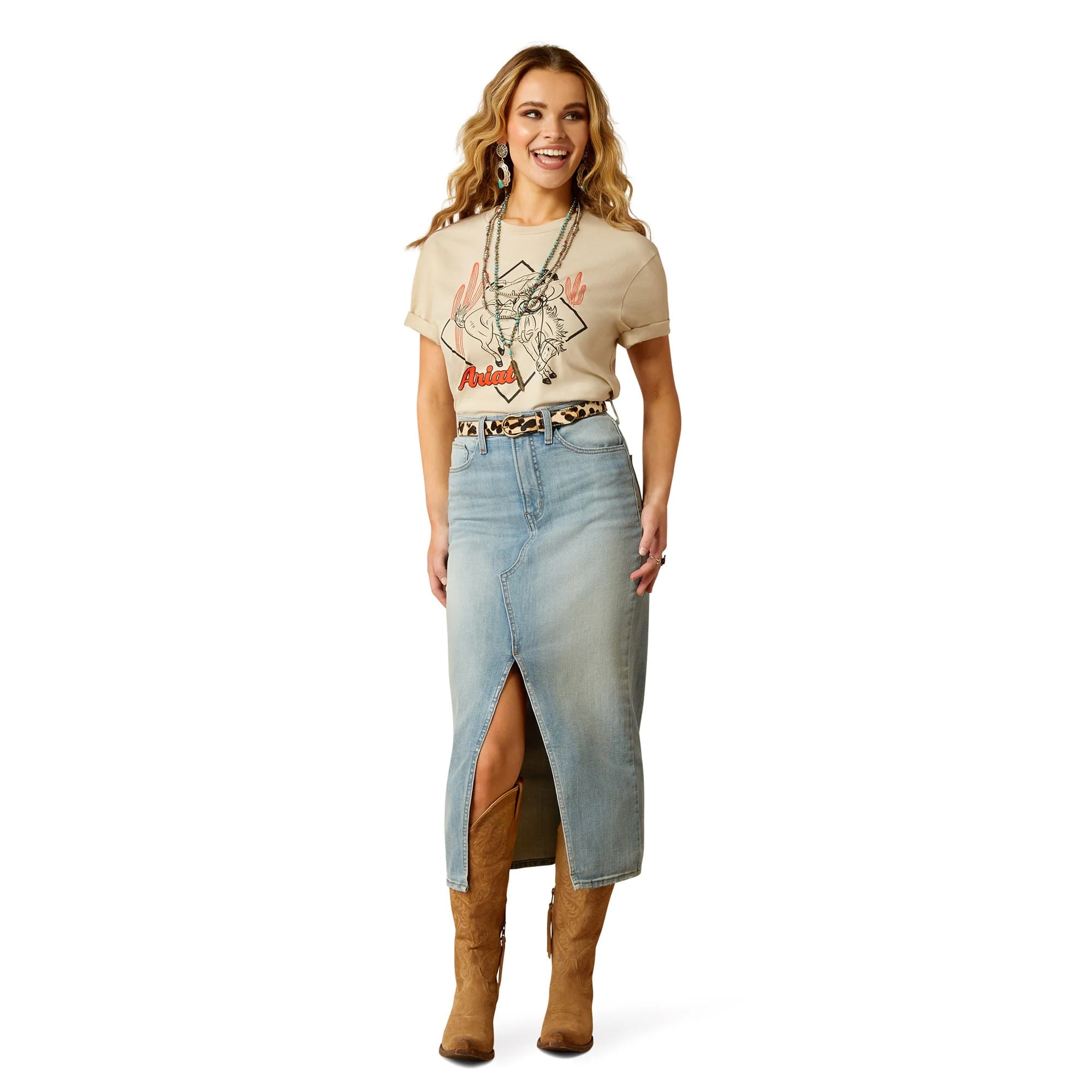 Ariat Women's Desert Bronc Shortsleeve Shirt - Image 2