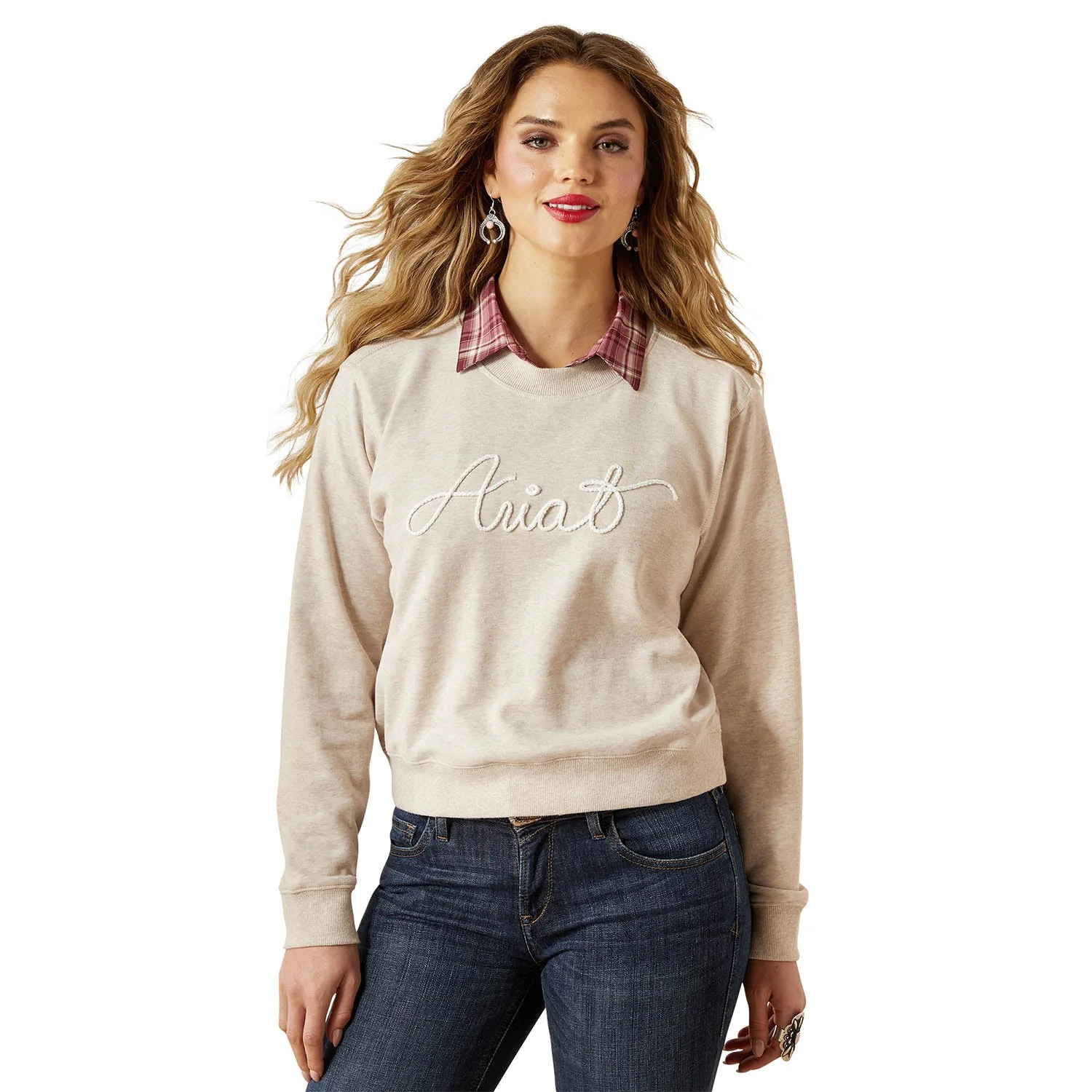 Ariat Womens Essential Crew Sweatshirt - Image 1
