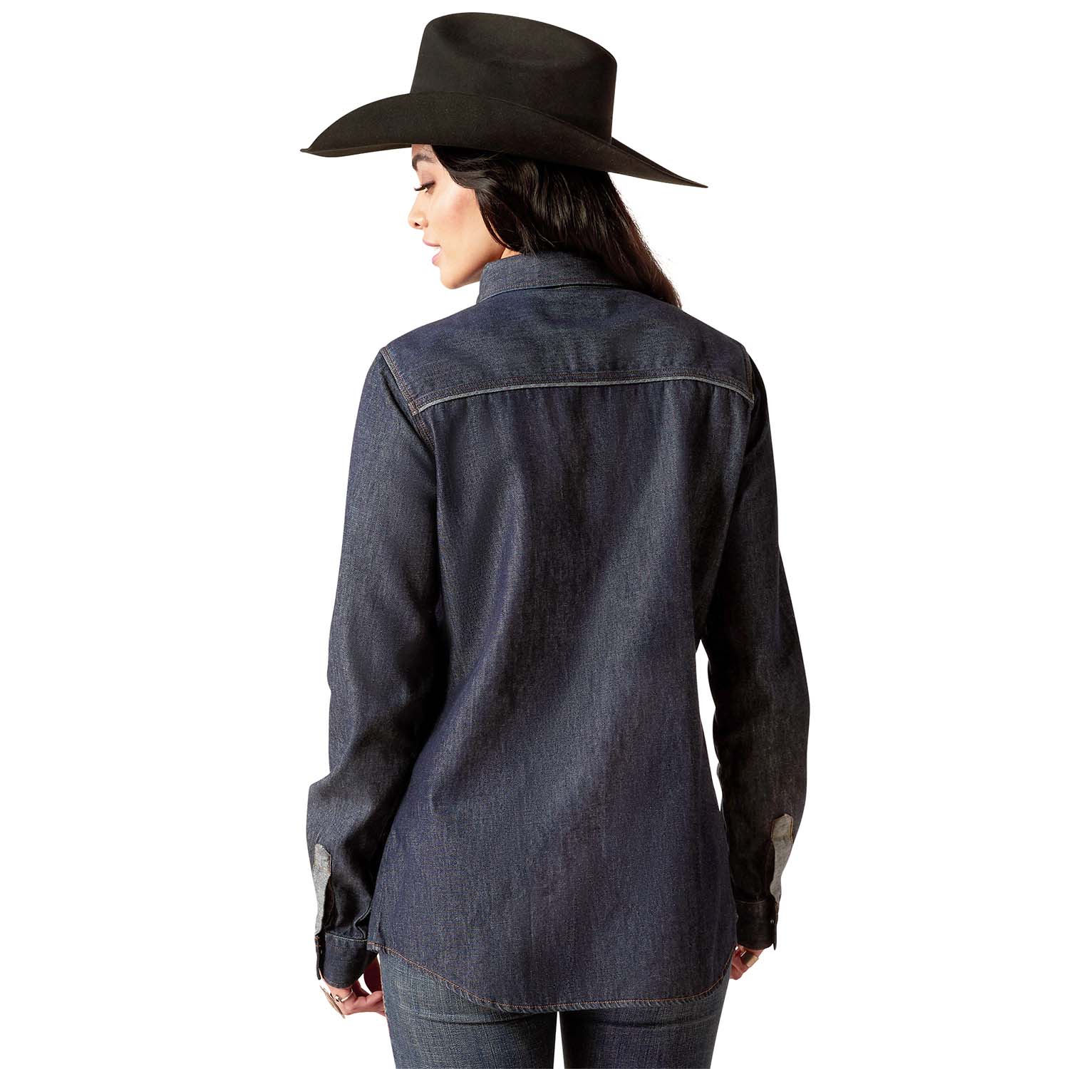 Ariat Women's Farriday Denim Long Sleeve Shirt - Image 2