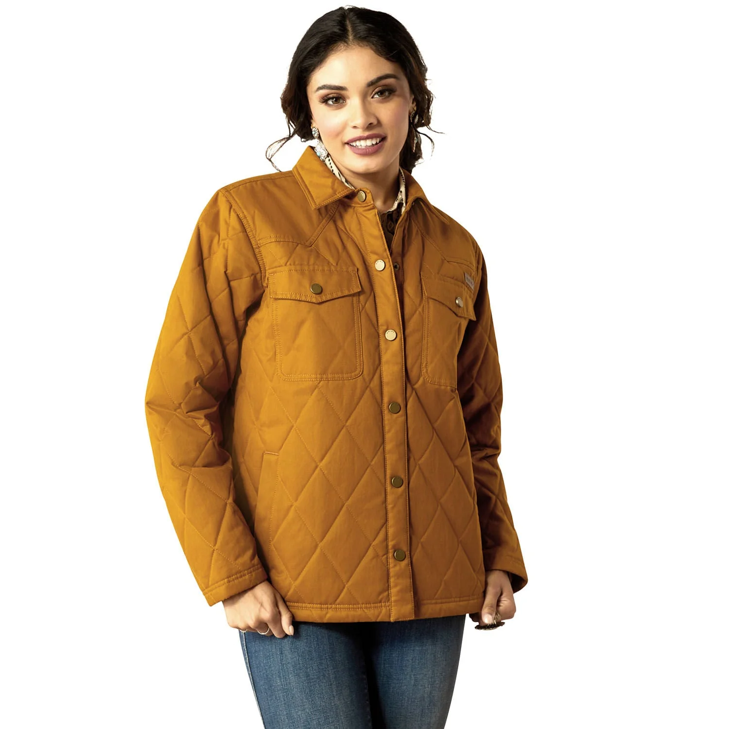 Ariat Women's Grizzly Quilted Barn Jacket - Image 2