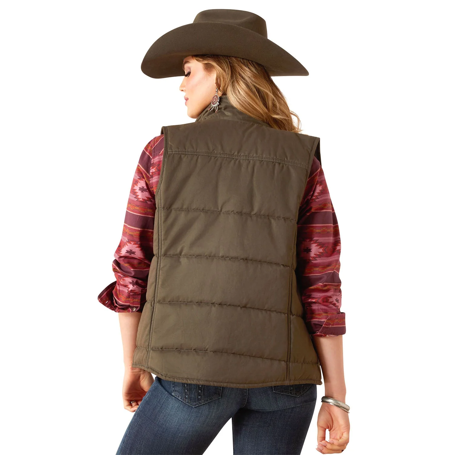 Ariat Womens Grizzly Quilted Vest – Lightweight Insulated Outdoor Vest - Image 2