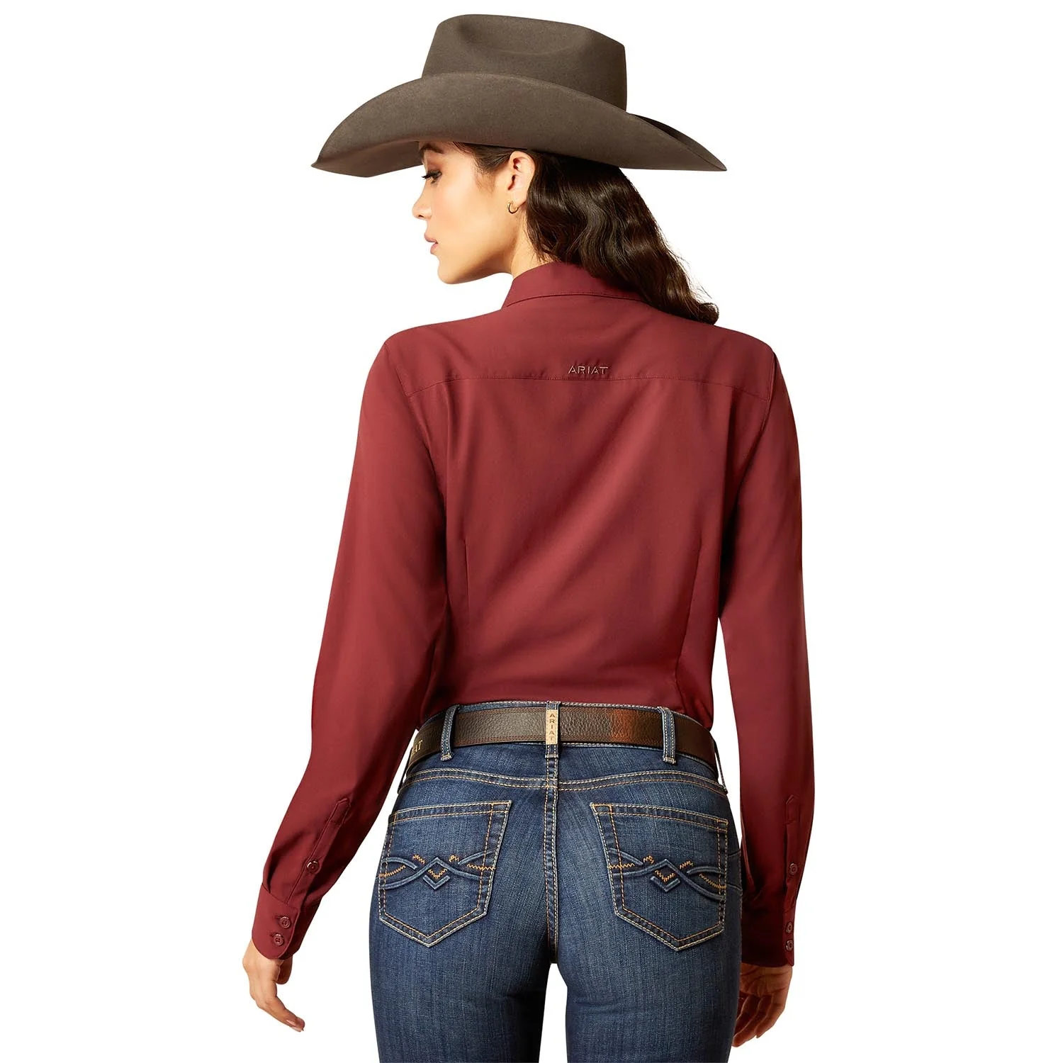 Ariat Women's Kirby Pro Shirt – Long Sleeve, Athletic Fit, UV Protection, Riding & Outdoor Wear - Image 2
