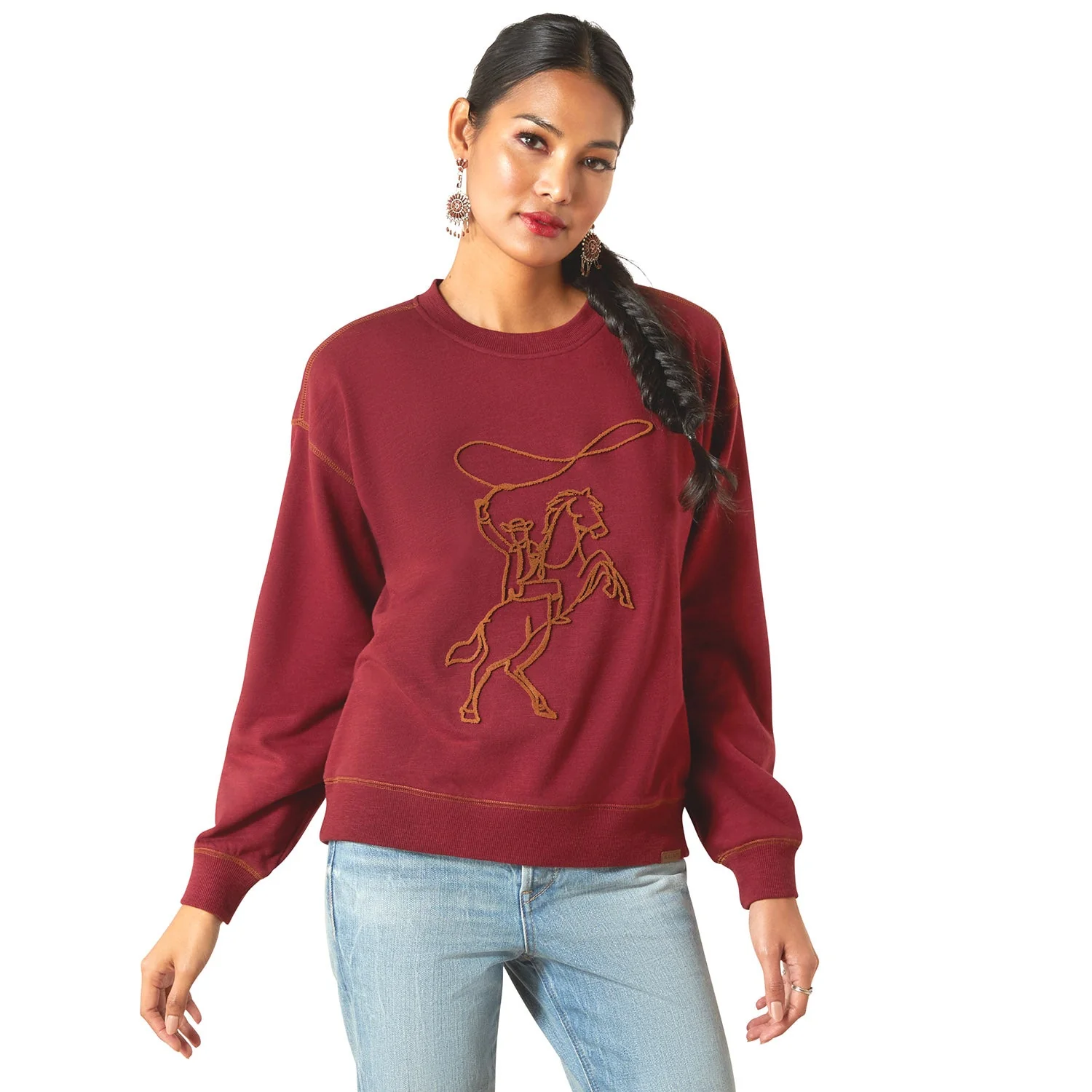 Ariat Womens Lasso Sweatshirt - Image 1