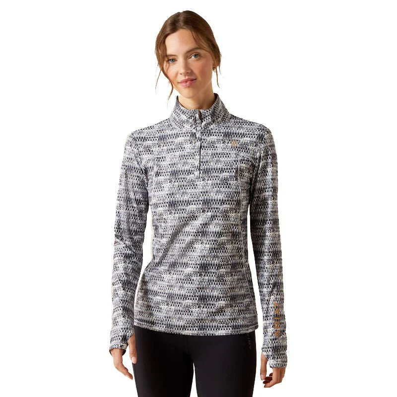 Ariat Women's Lowell 3.0 Long Sleeve 1/4 Zip Baselayer Shirt – Soft, Breathable, Performance Riding Top - Image 1