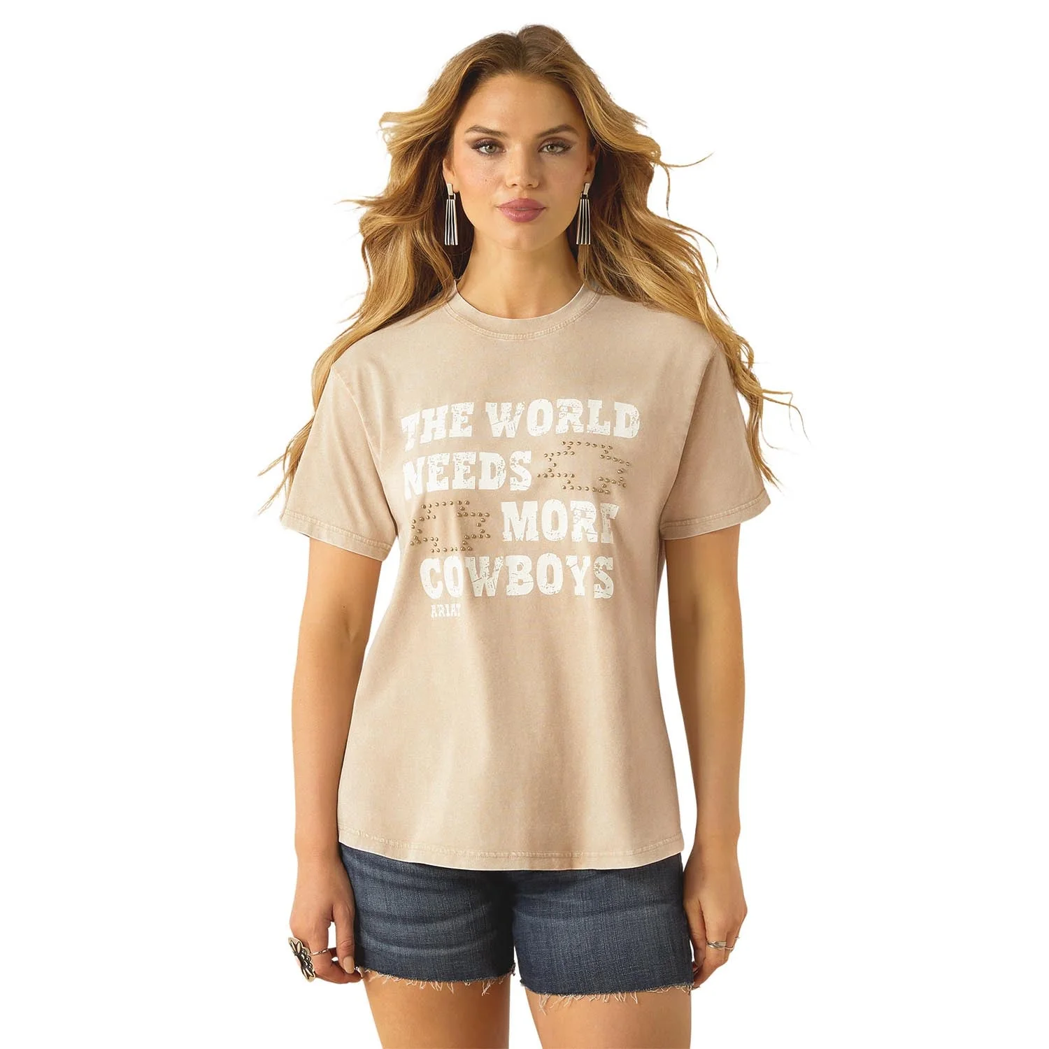 Ariat Womens "More Cowboys" Shirt - Image 1