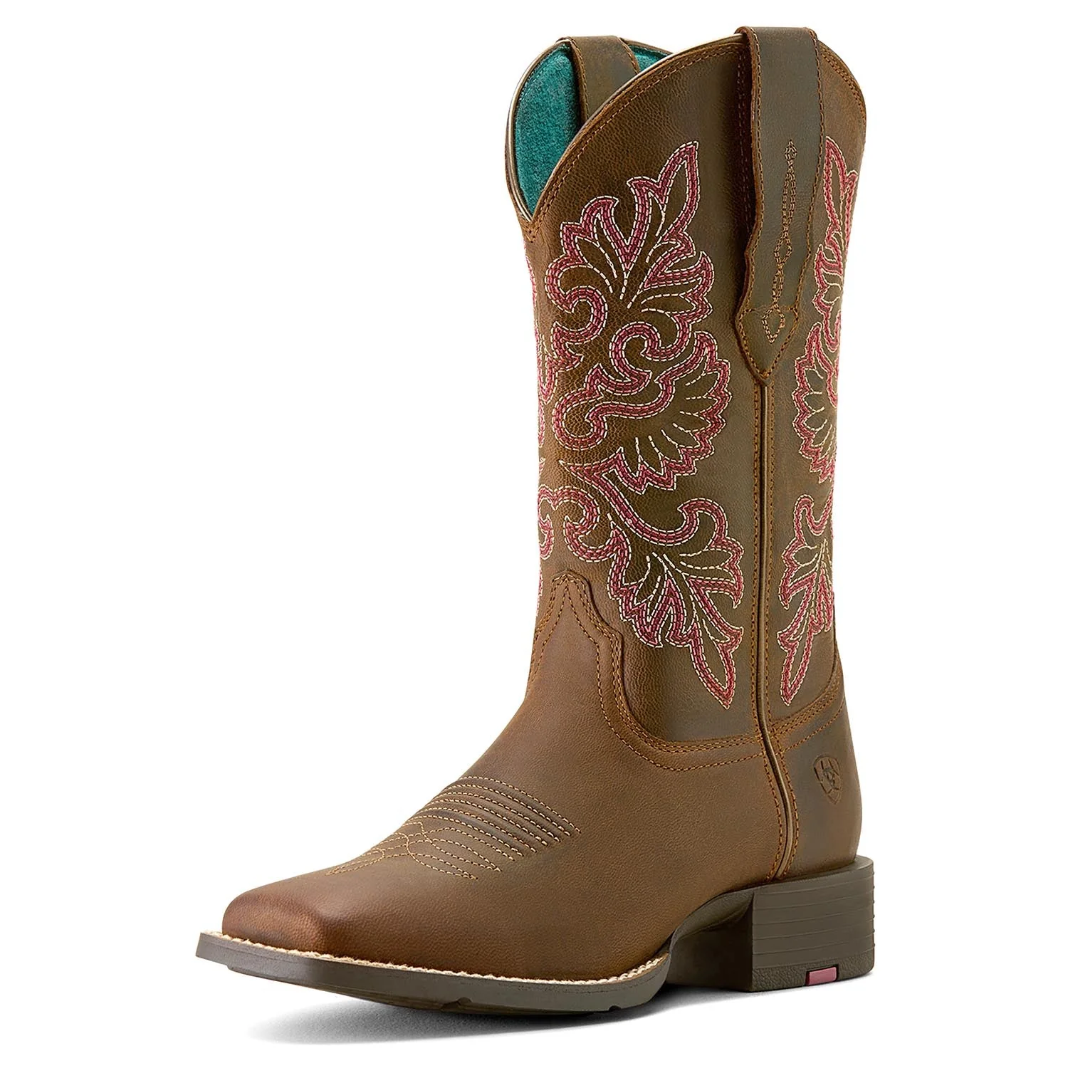 Ariat Women's Round Up Wide Square Toe StretchFit Boots - Image 3
