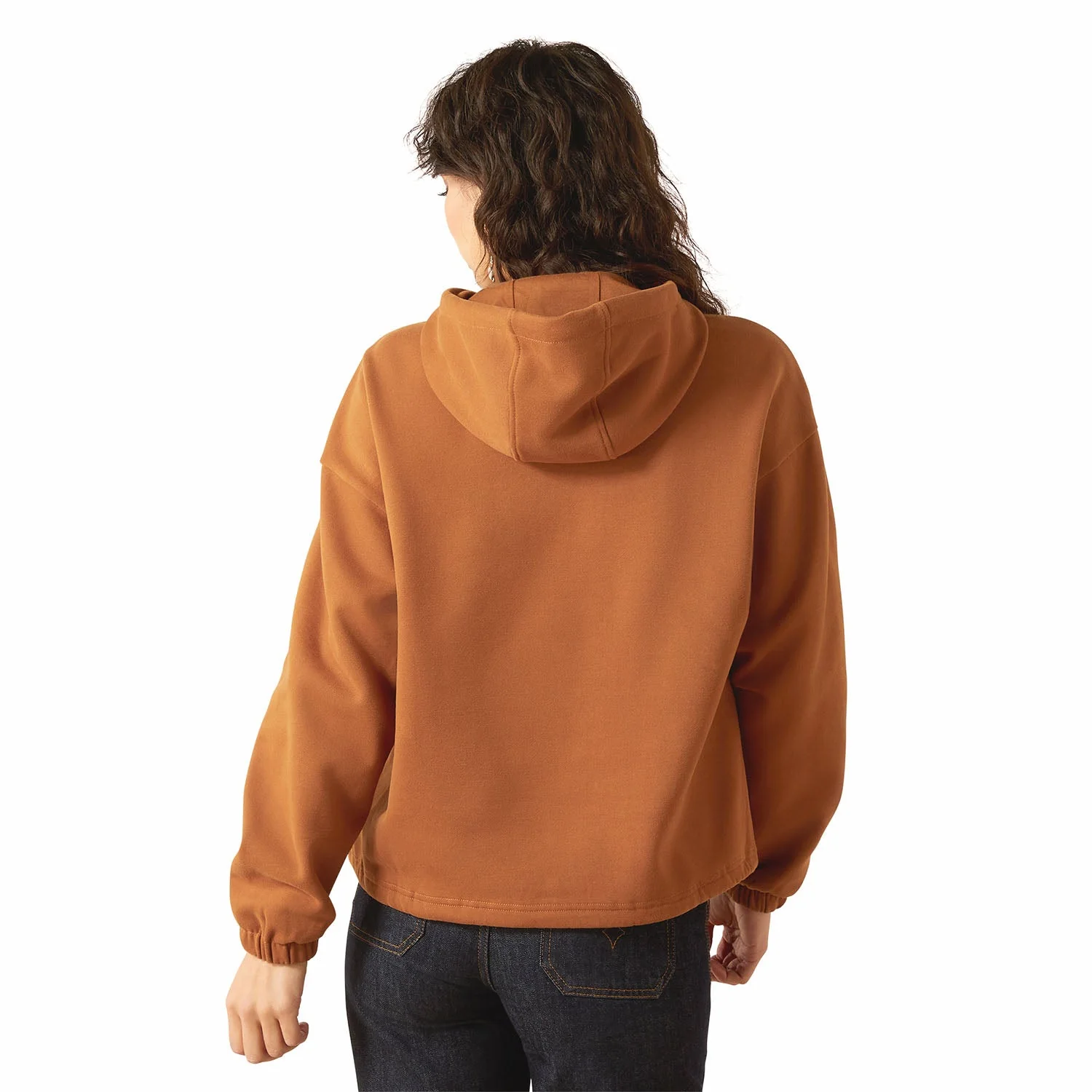 Ariat Womens Sendero "Slow Horses" Graphic Hoodie – Cozy Adjustable Everyday Pullover - Image 2