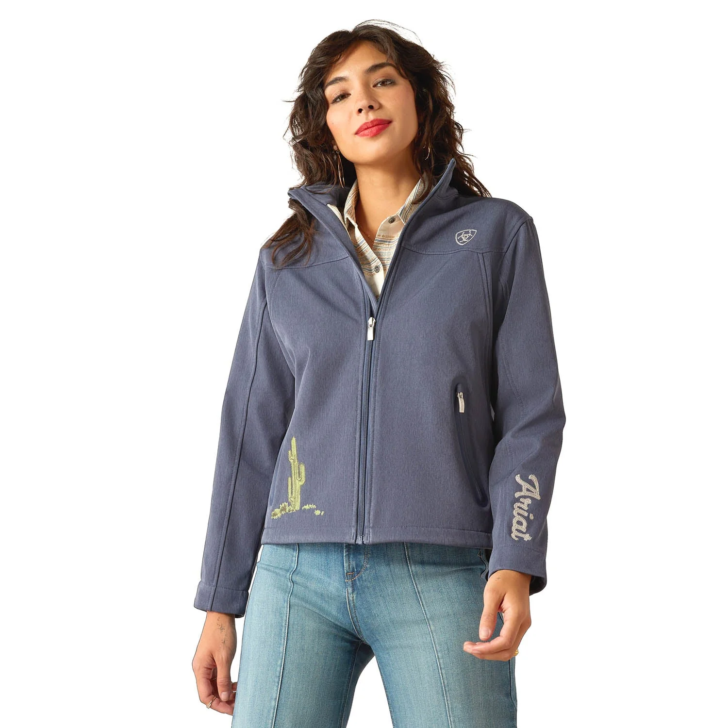 Ariat Women's Western Heritage Round Up Team Softshell Jacket - Image 1