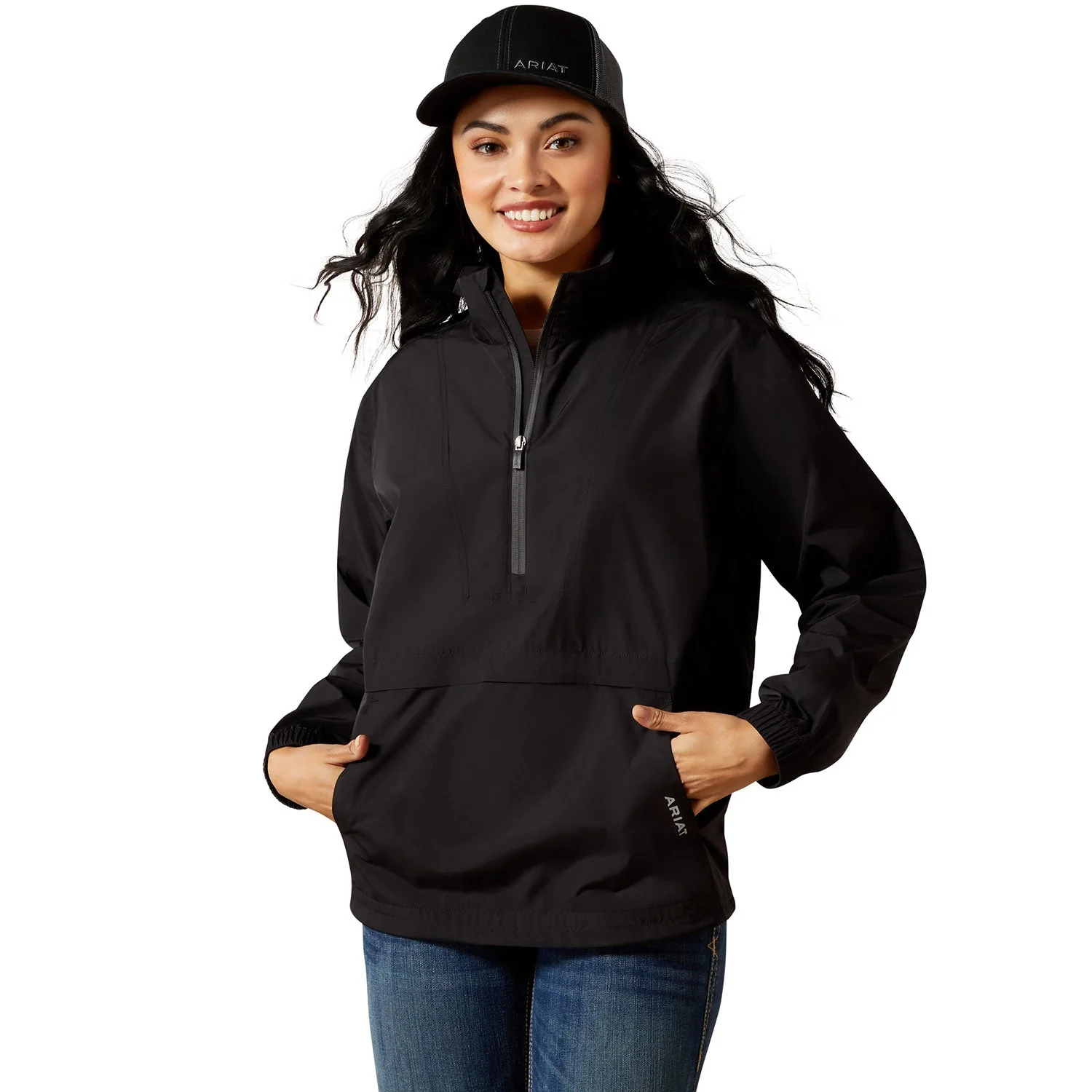 Ariat Women’s Whisper Pullover Jacket – Lightweight Water-Repellent Windbreaker