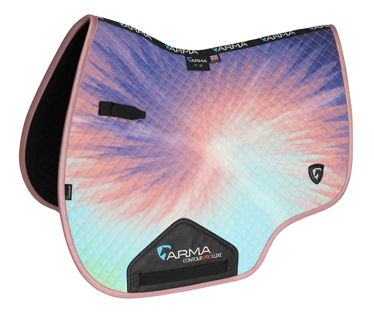Arma Tie Dye Euro Cut Saddle Pad - Image 3
