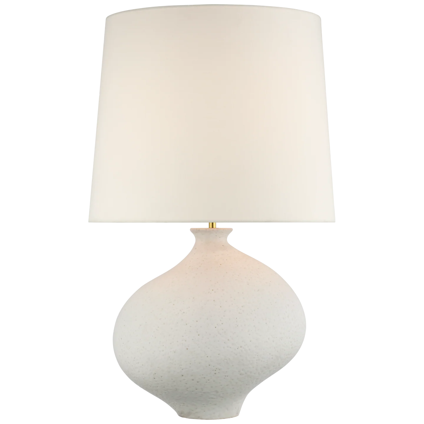 Celia Large Right Table Lamp | Marion White | Linen Shade - Image 1