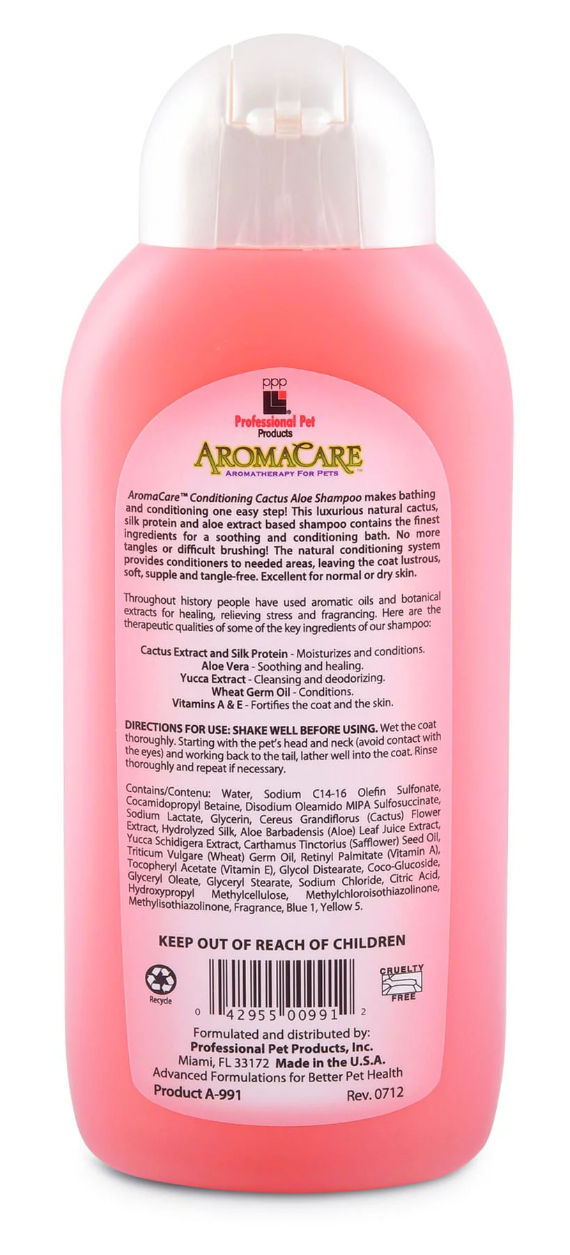 AromaCare Cactus Aloe 2-in-1 Shampoo & Conditioner - Image 2