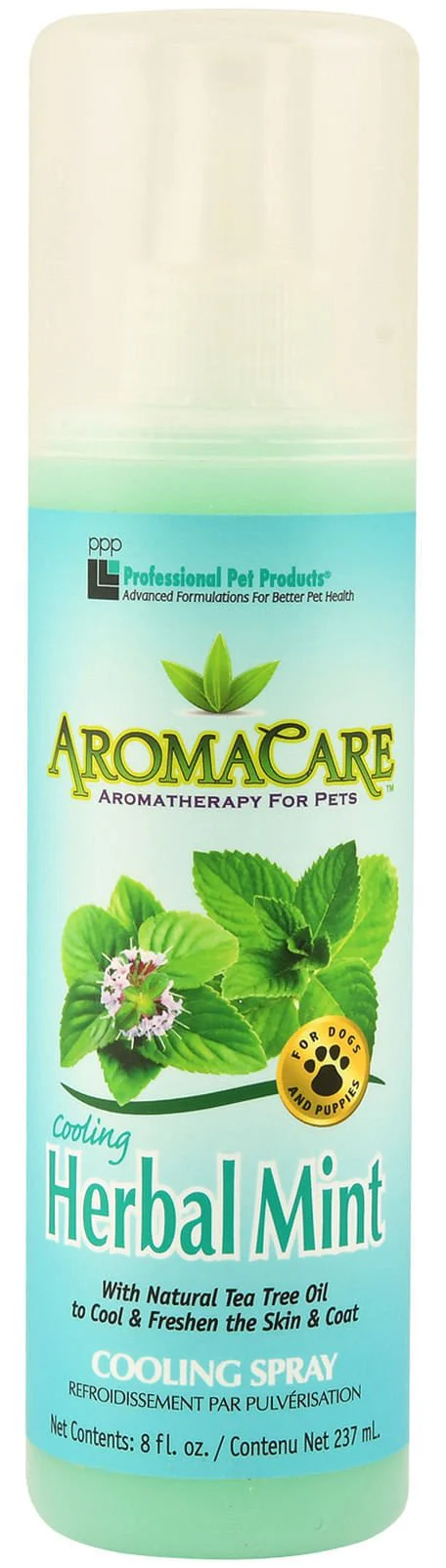 AromaCare Herbal Mint Cooling Dog Spray, 8 oz - Image 1