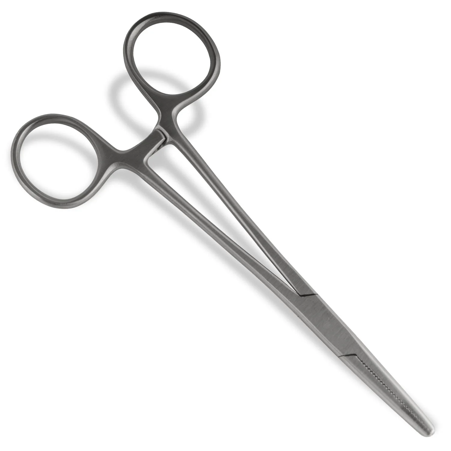 Jeffers Stainless Steel Artery Forceps/Needle Holder with Locking Mechanism, Curved or Straight Tip - Image 1