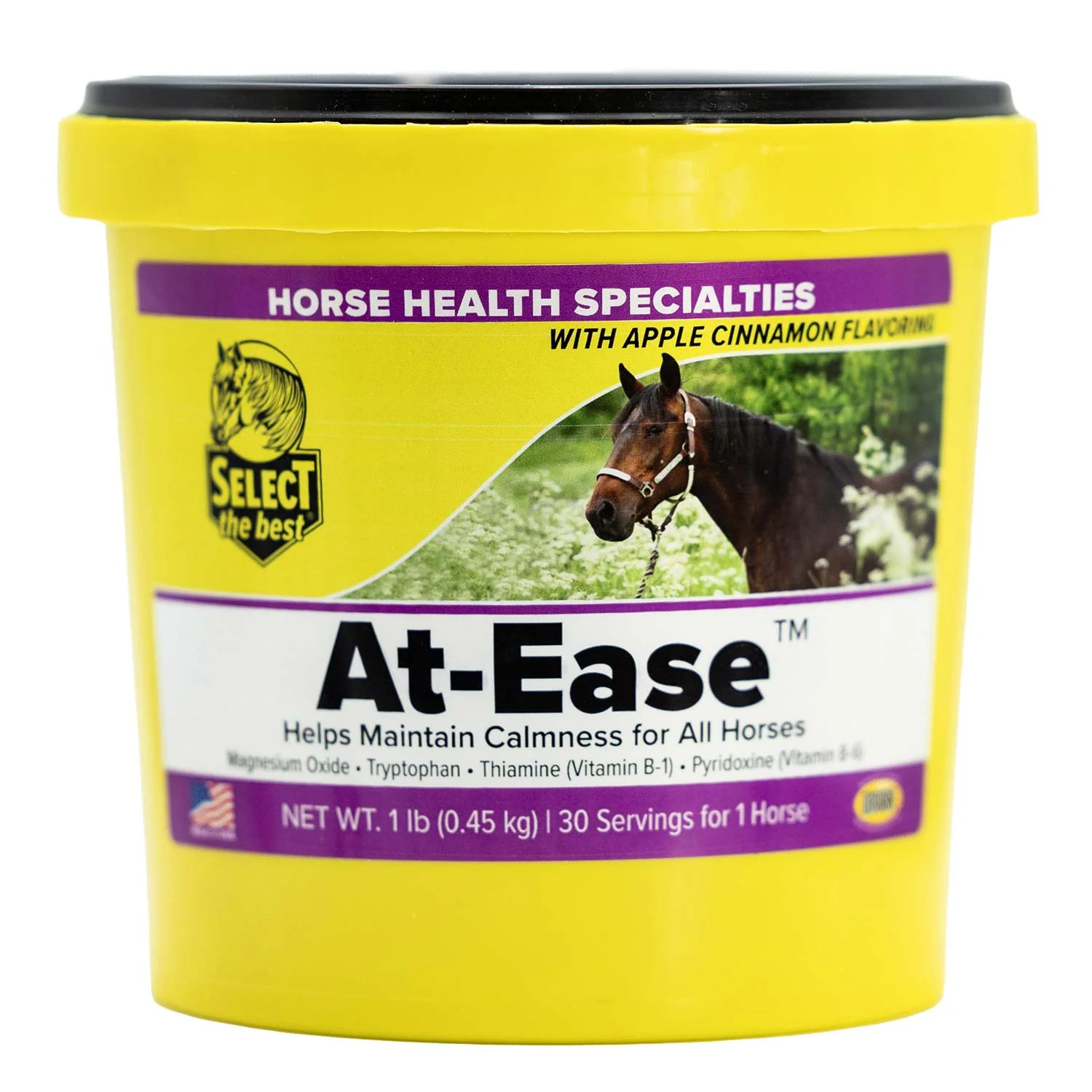 At-Ease Calming Powder Supplement for Horses – Natural Equine Calmer with Magnesium, Thiamine & Tryptophan - Image 2
