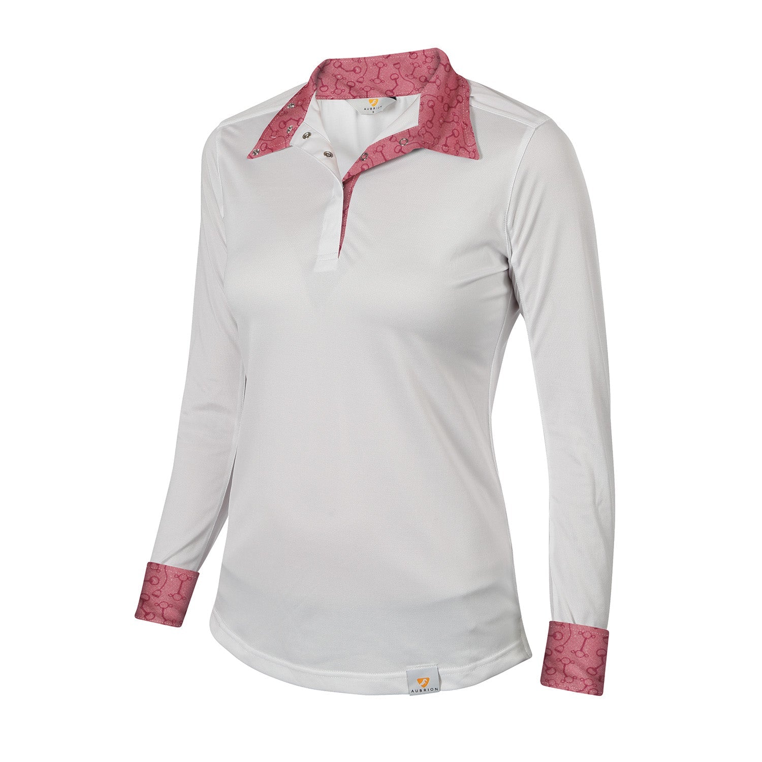 Aubrion Ladies Equestrian Style Long Sleeve Show Shirt - Image 1