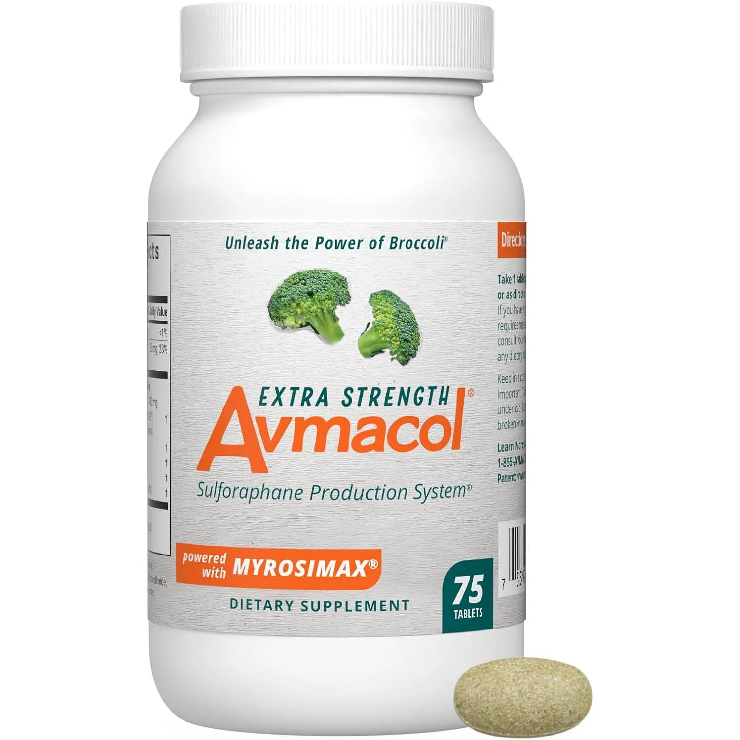 Avmacol Extra Strength for Adults and Children, Moringa, Tablets