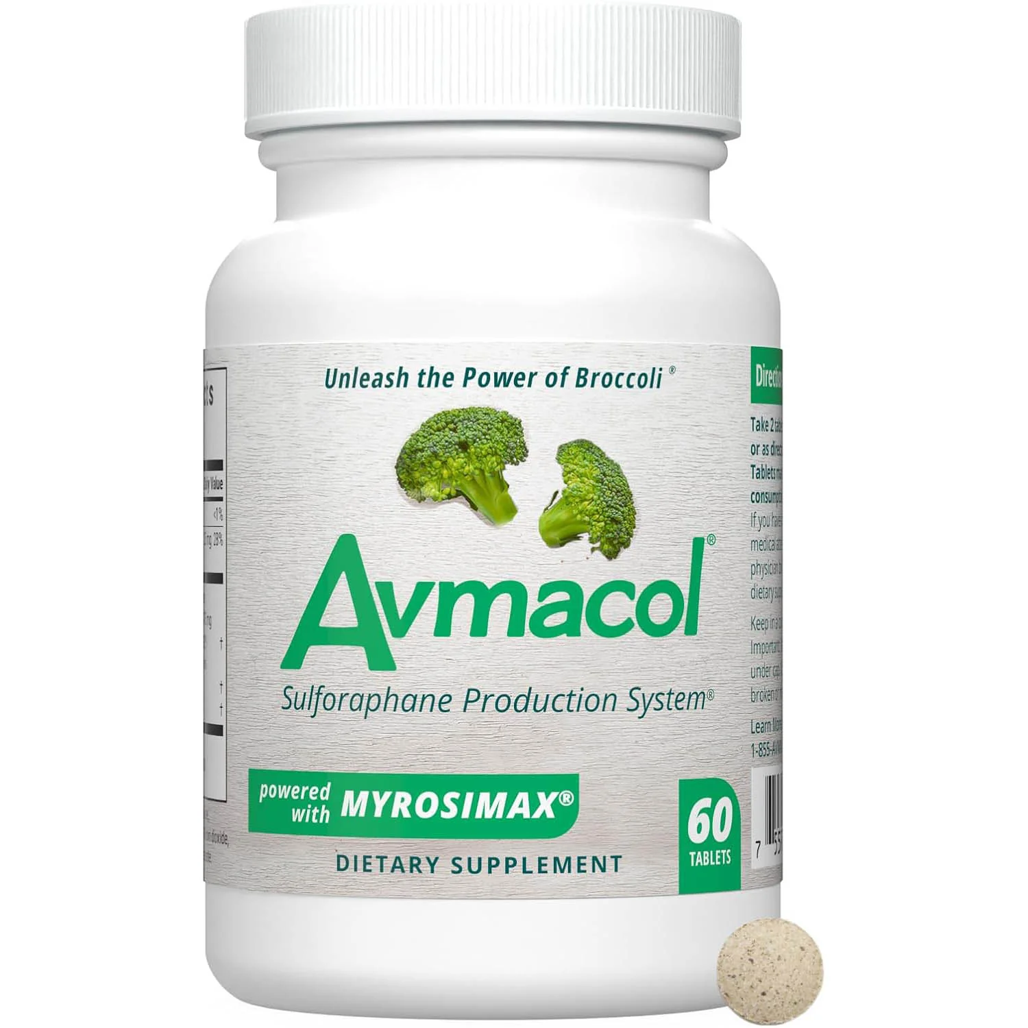 Avmacol Supplement for Detoxification, Antioxidant Support and Overall Wellness for Men & Women, 60 Tablets