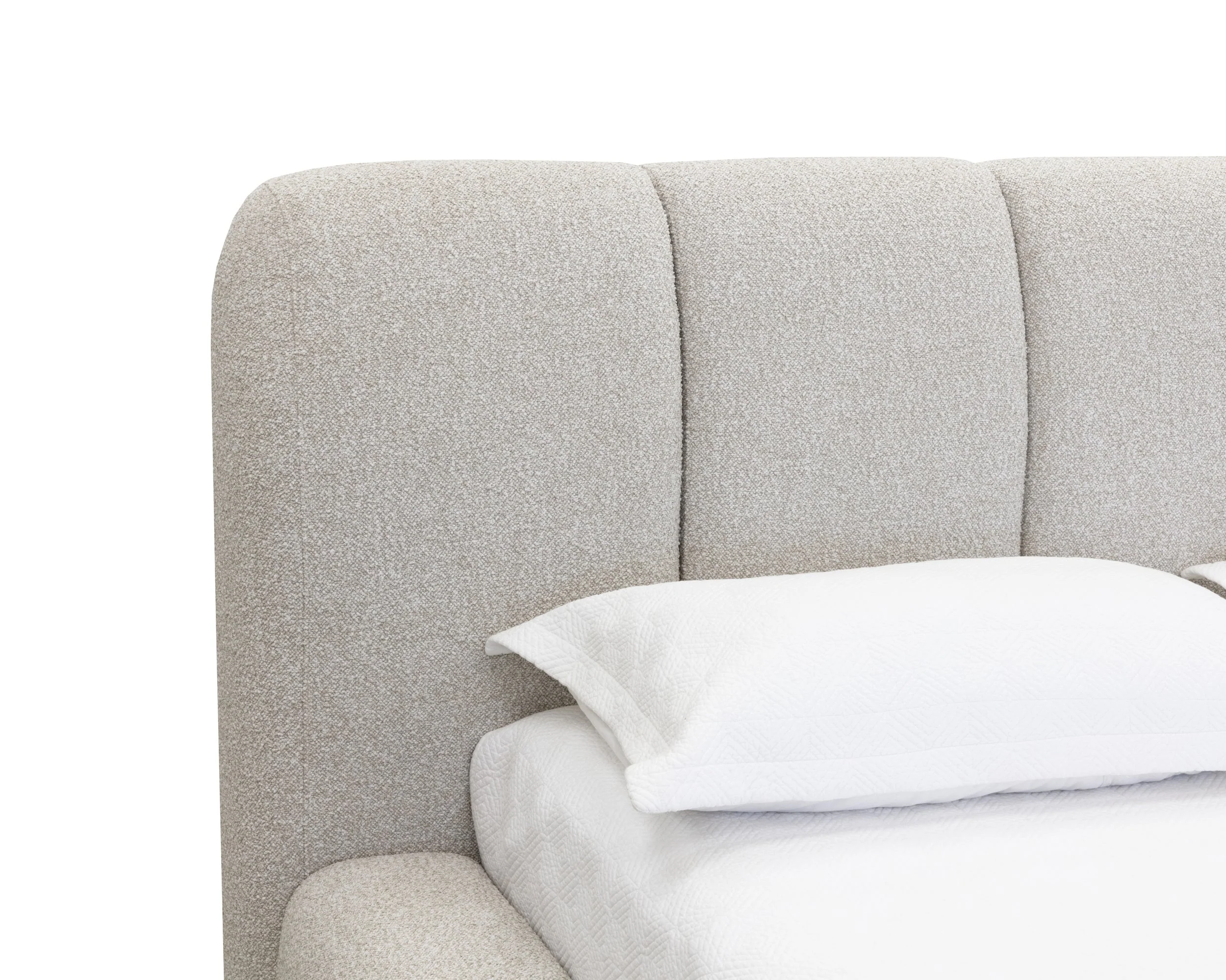Olena Bed - King - Santa Cruz Oatmeal - Image 2