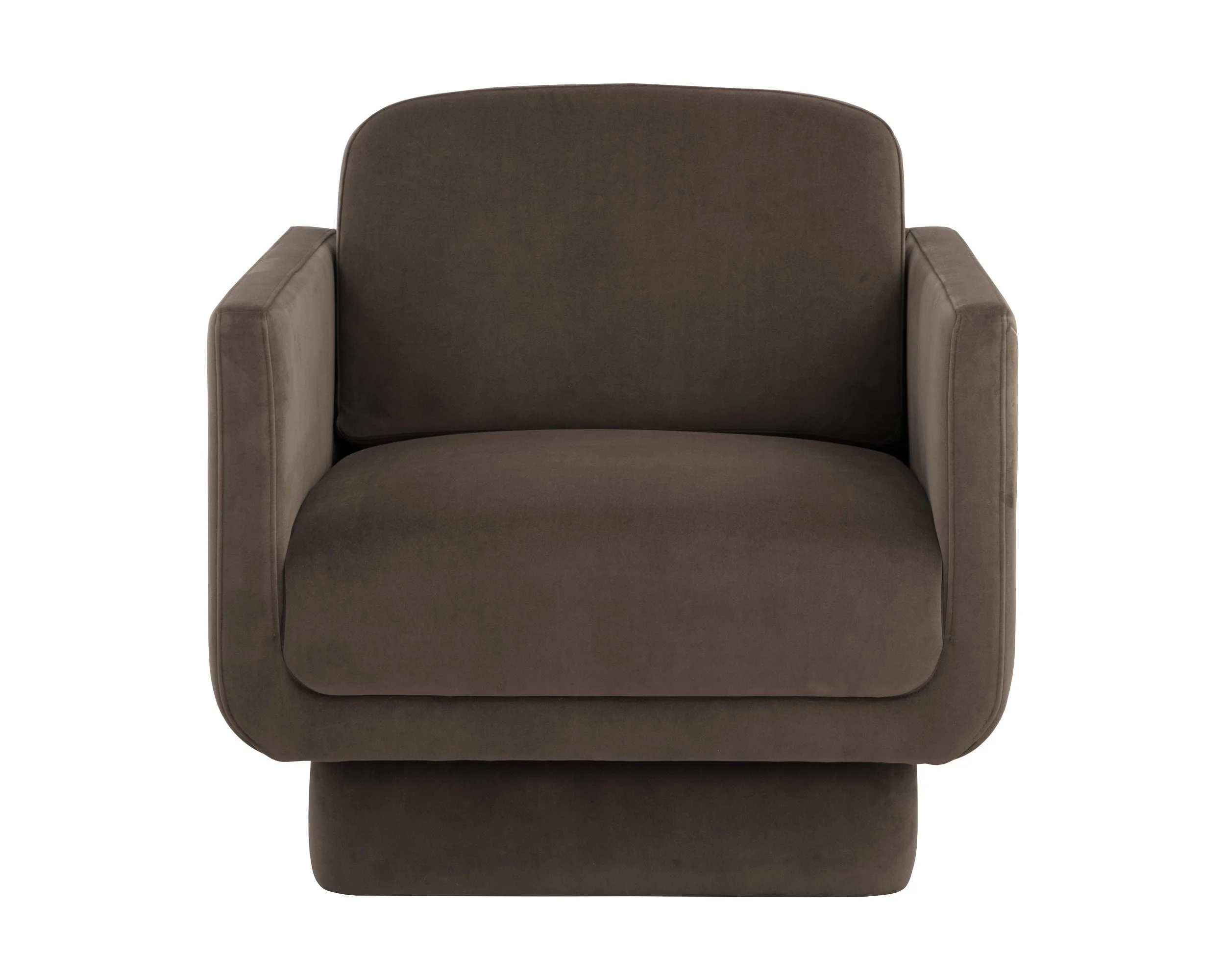 Everton Armchair - Meg Dark Brown - Image 2
