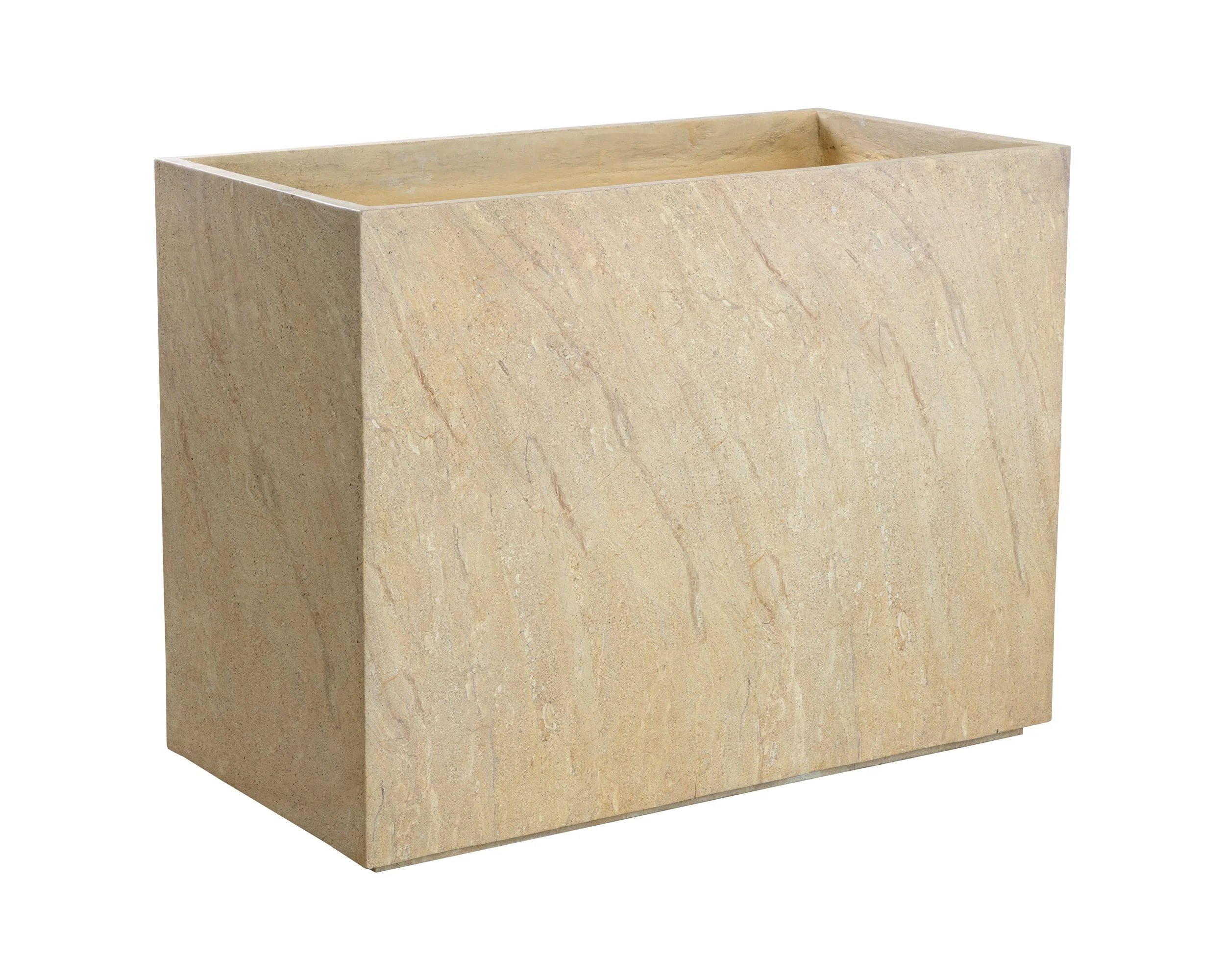 Leilani Planter – Large – Travertine Look