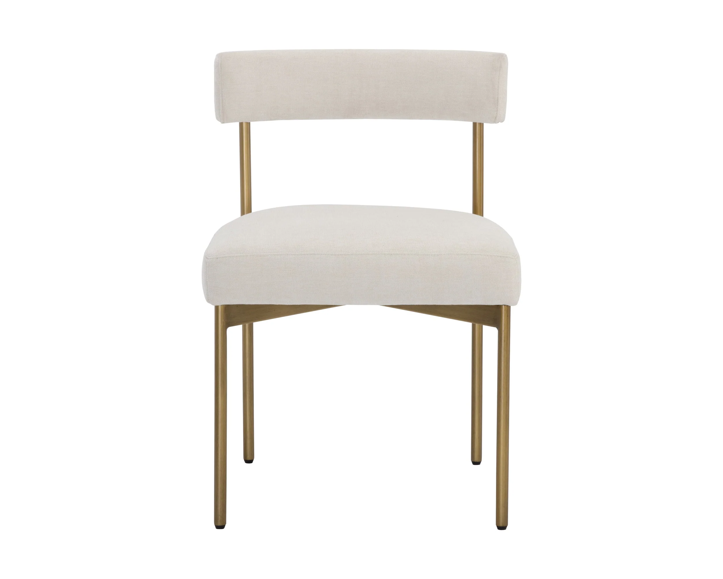 Seneca Dining Chair - Antique Brass - Danny Ivory - Image 2