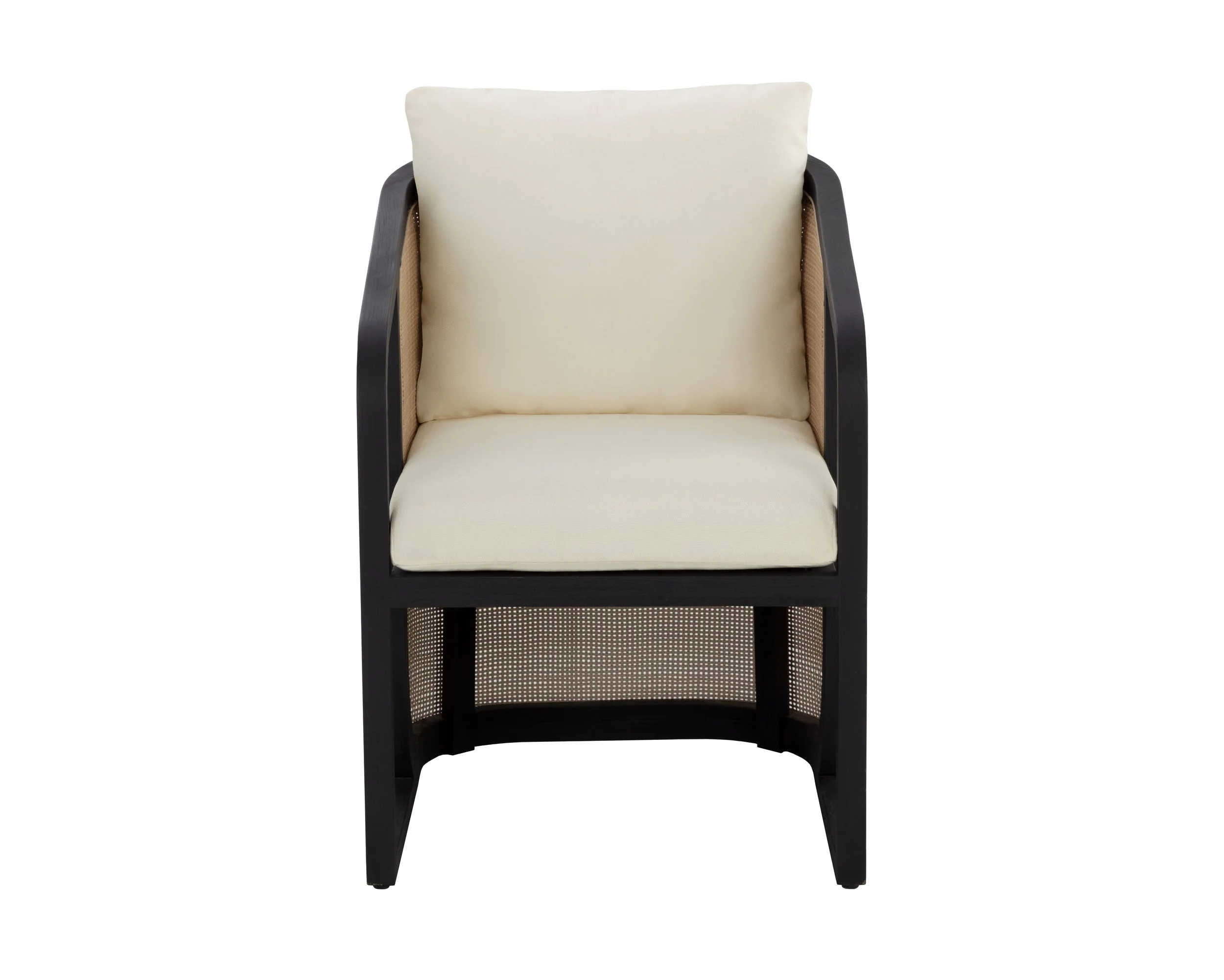 Palermo Dining Chair - Charcoal - Stinson Cream - Image 2