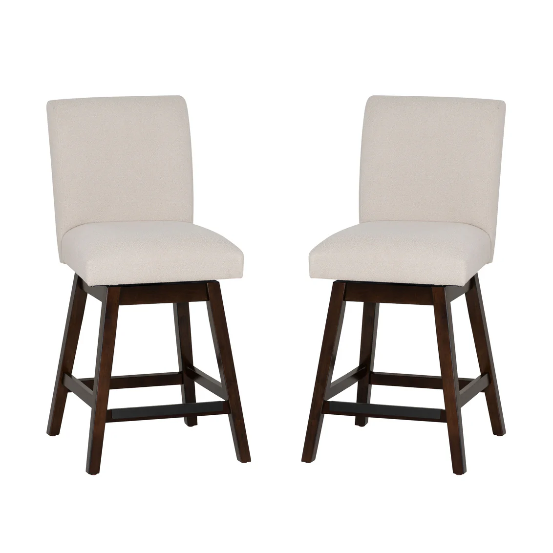 COHEN NATURAL SWIVEL COUNTER STOOL 2 PK 02860NAT02KDU - Image 2