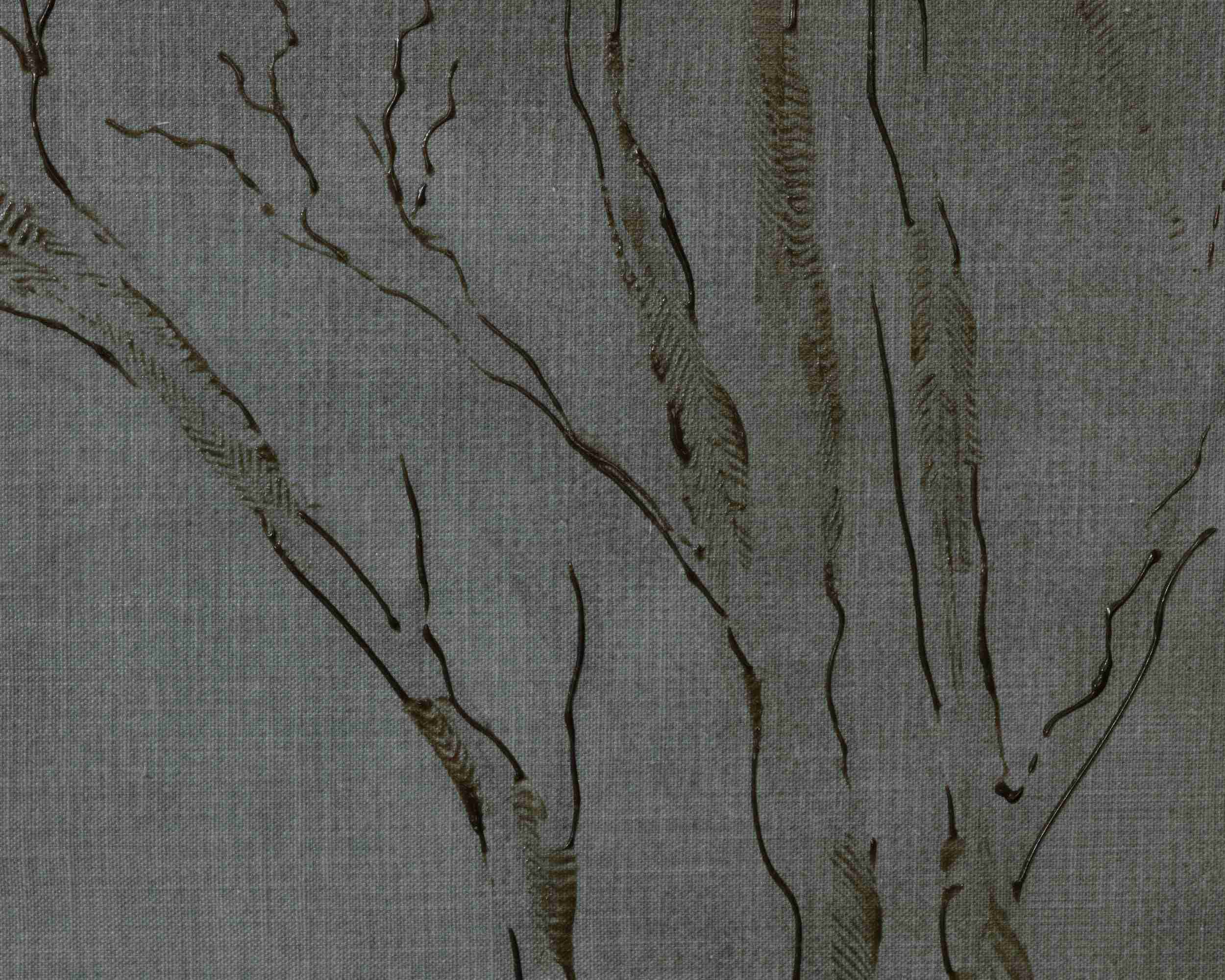Enchanted Forest - 60" X 40" - Brown Floater Frame - Green - Image 3