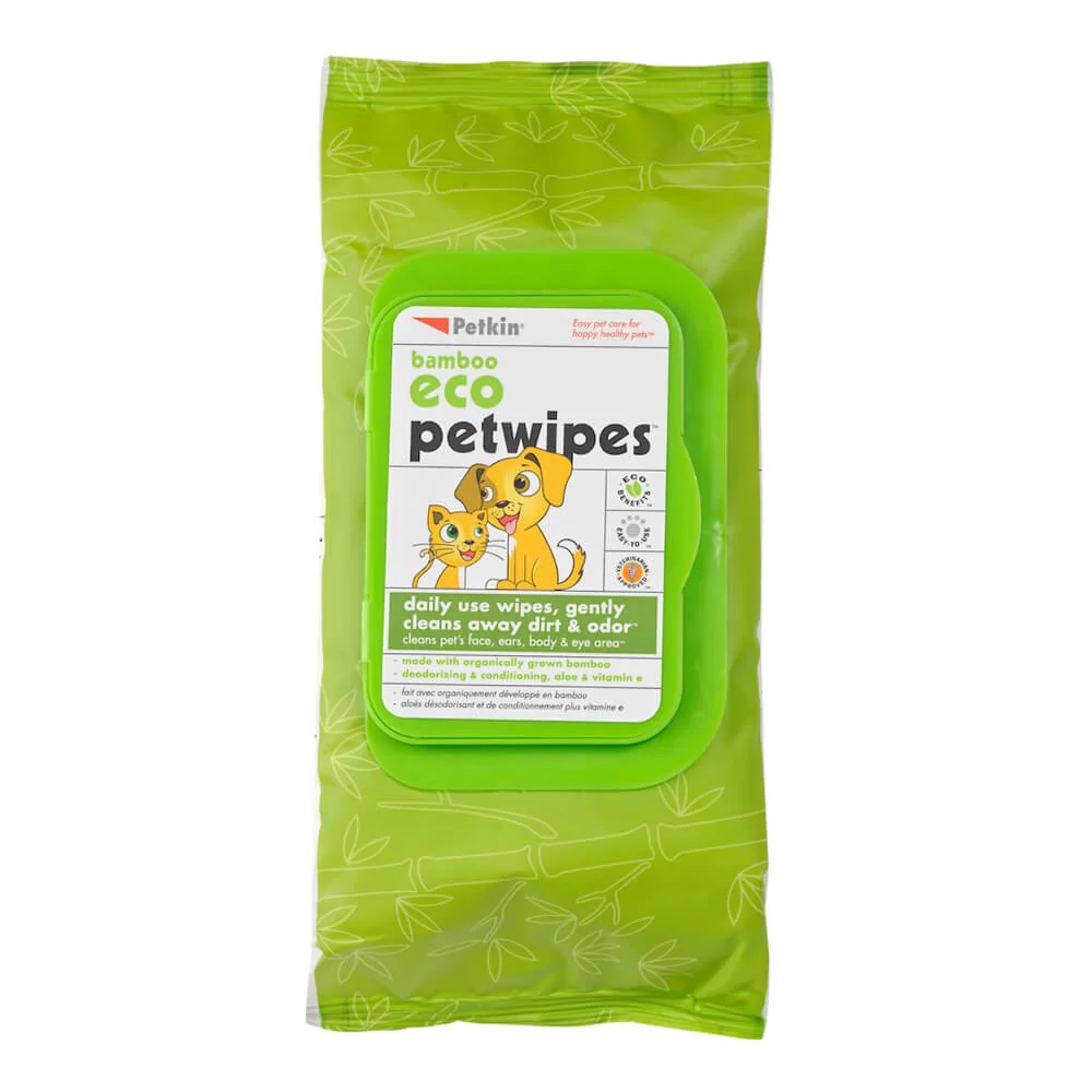 Bamboo Eco Petwipes, 80 ct - Image 1