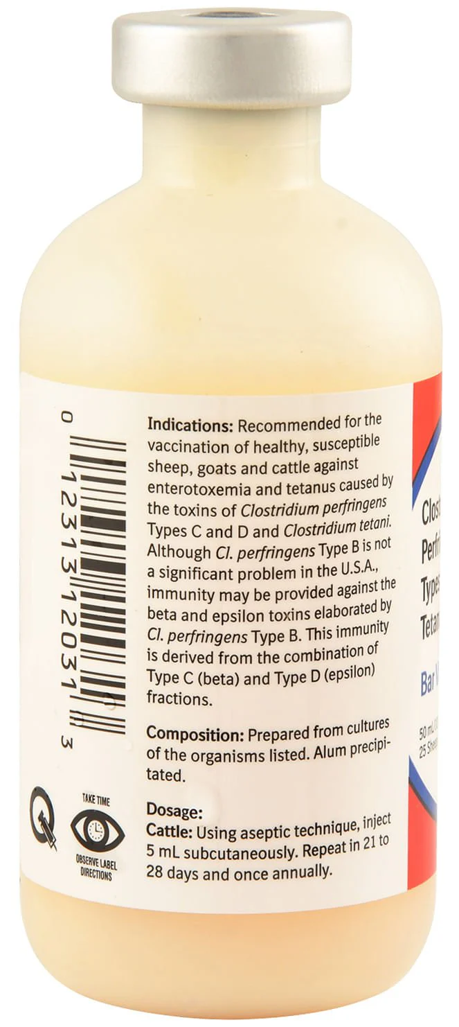 Bar Vac CD/T Vaccine for Cattle, Sheep, & Goats - Image 3
