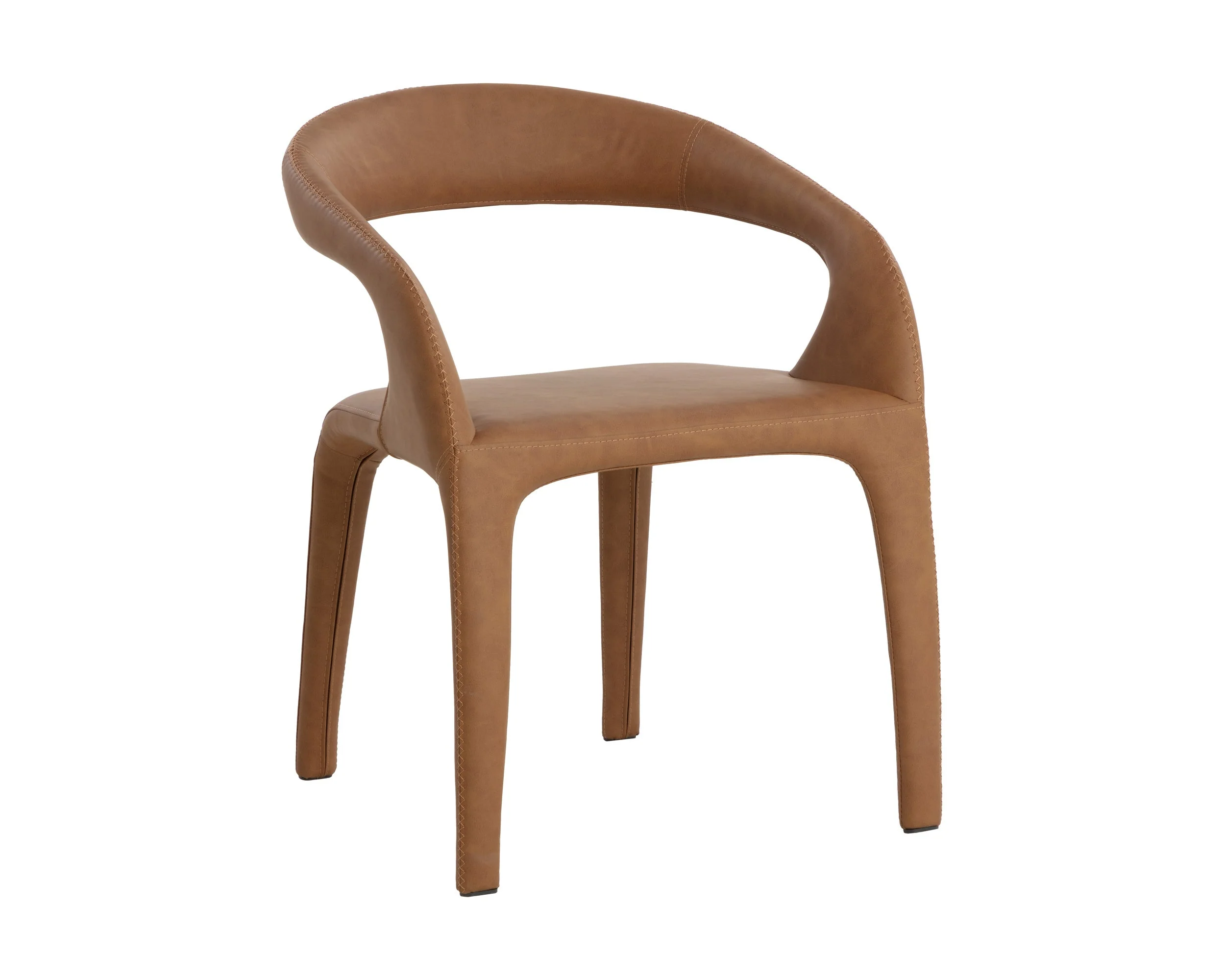 Atika Dining Armchair – Milliken Cognac