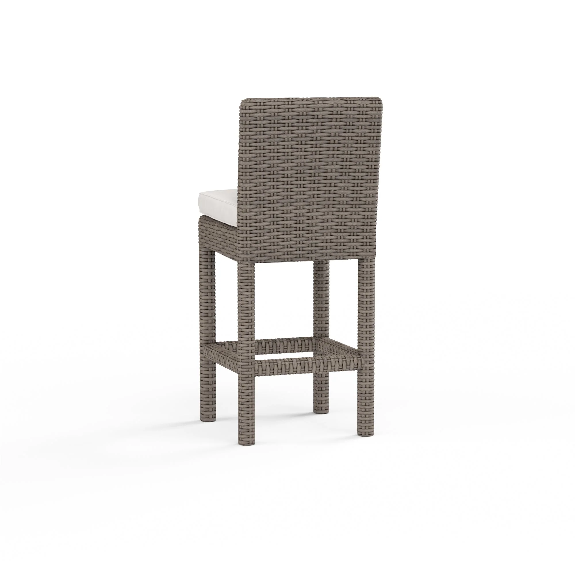 Coronado Barstool in Canvas Flax w/ Self Welt - Image 2
