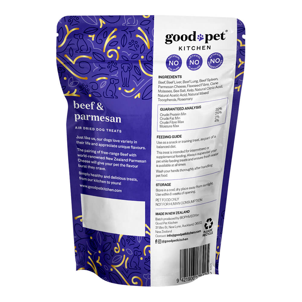 Beef & Parmesan Air Dried Dog Treats, 2.8 oz - Image 2